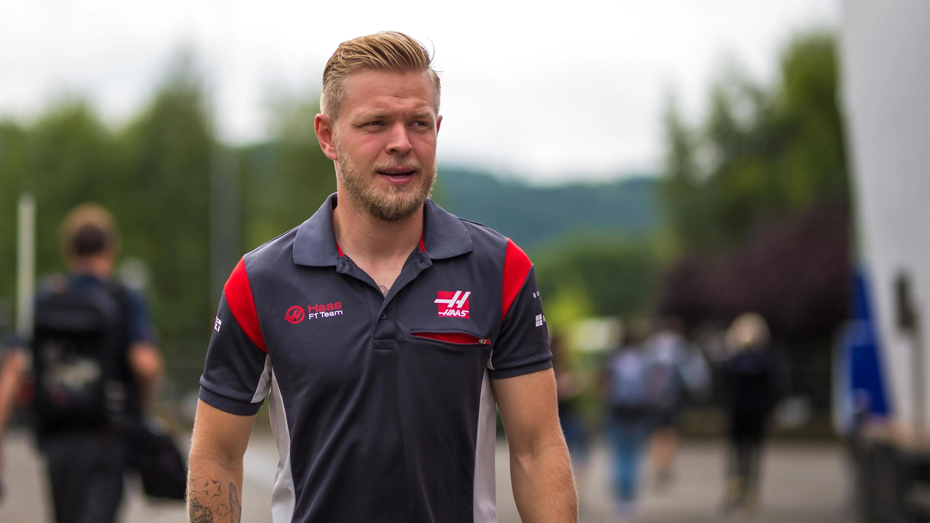 Kevin Magnussen (DEN) Haas F1 at Formula One World Championship, Rd12, Belgian Grand Prix,
