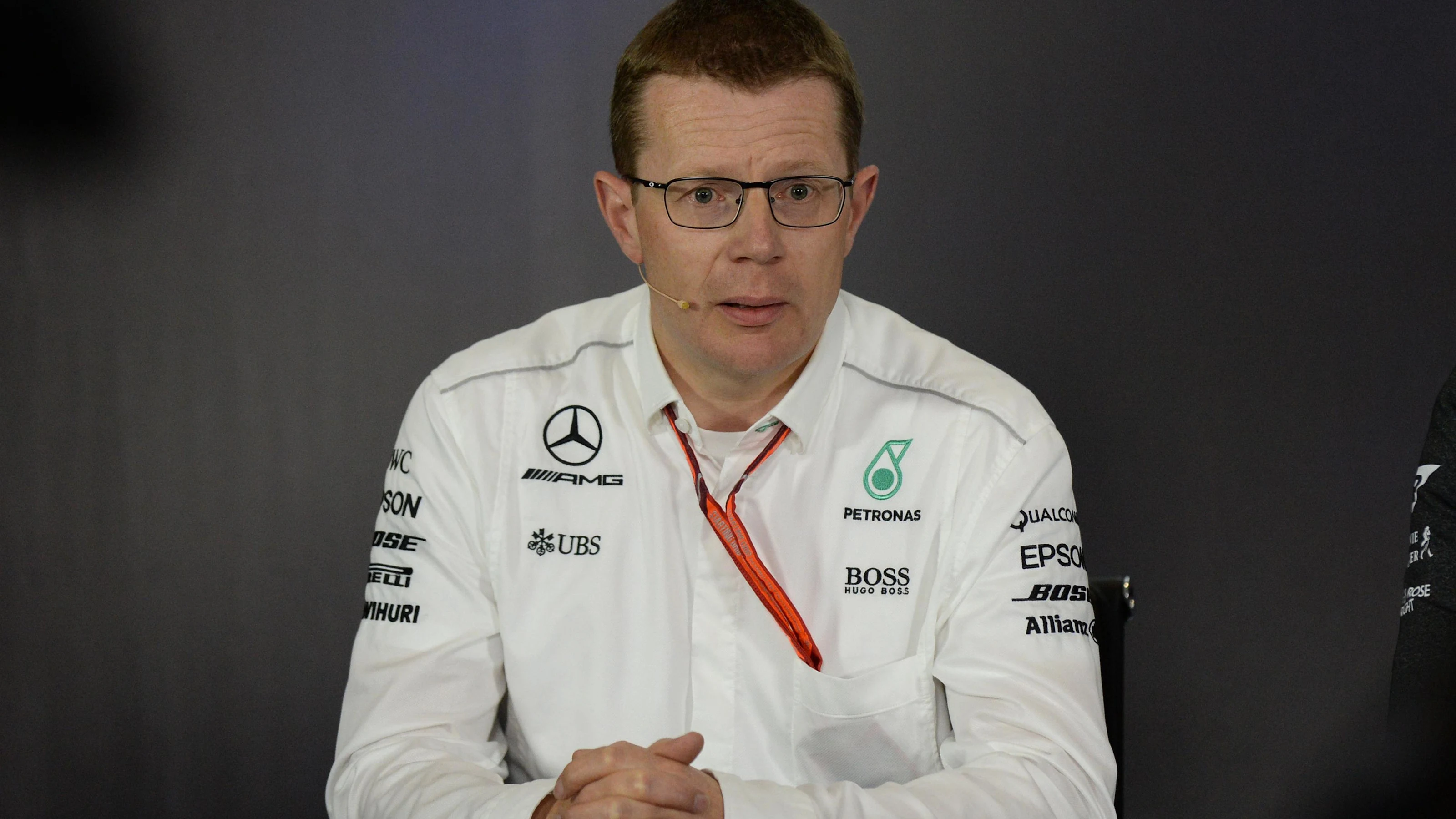 Andy Cowell (GBR) Managing Director, Mercedes AMG High Performance Powertrains in the Press
