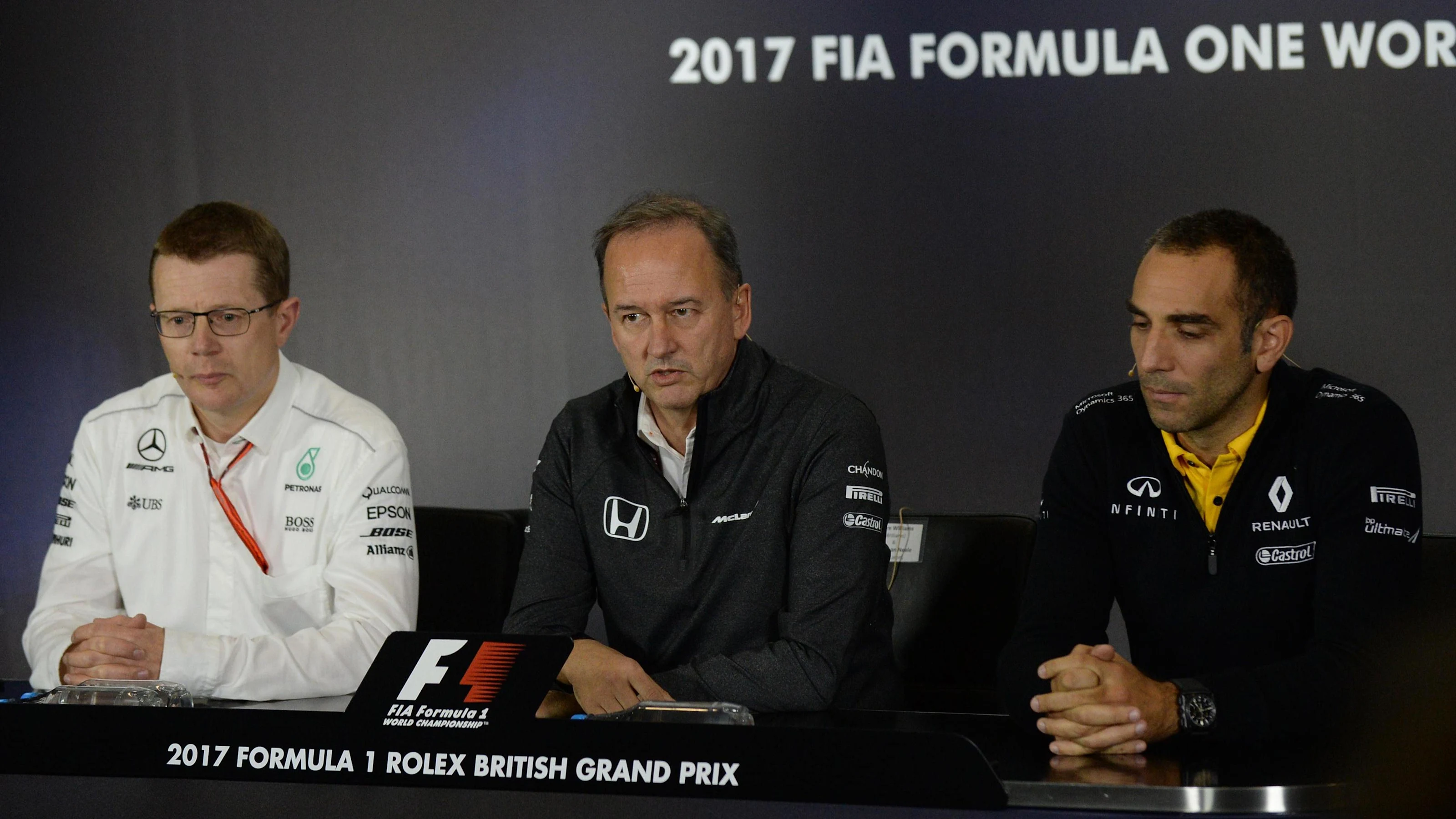 Andy Cowell (GBR) Managing Director, Mercedes AMG High Performance Powertrains, Jonathan Neale