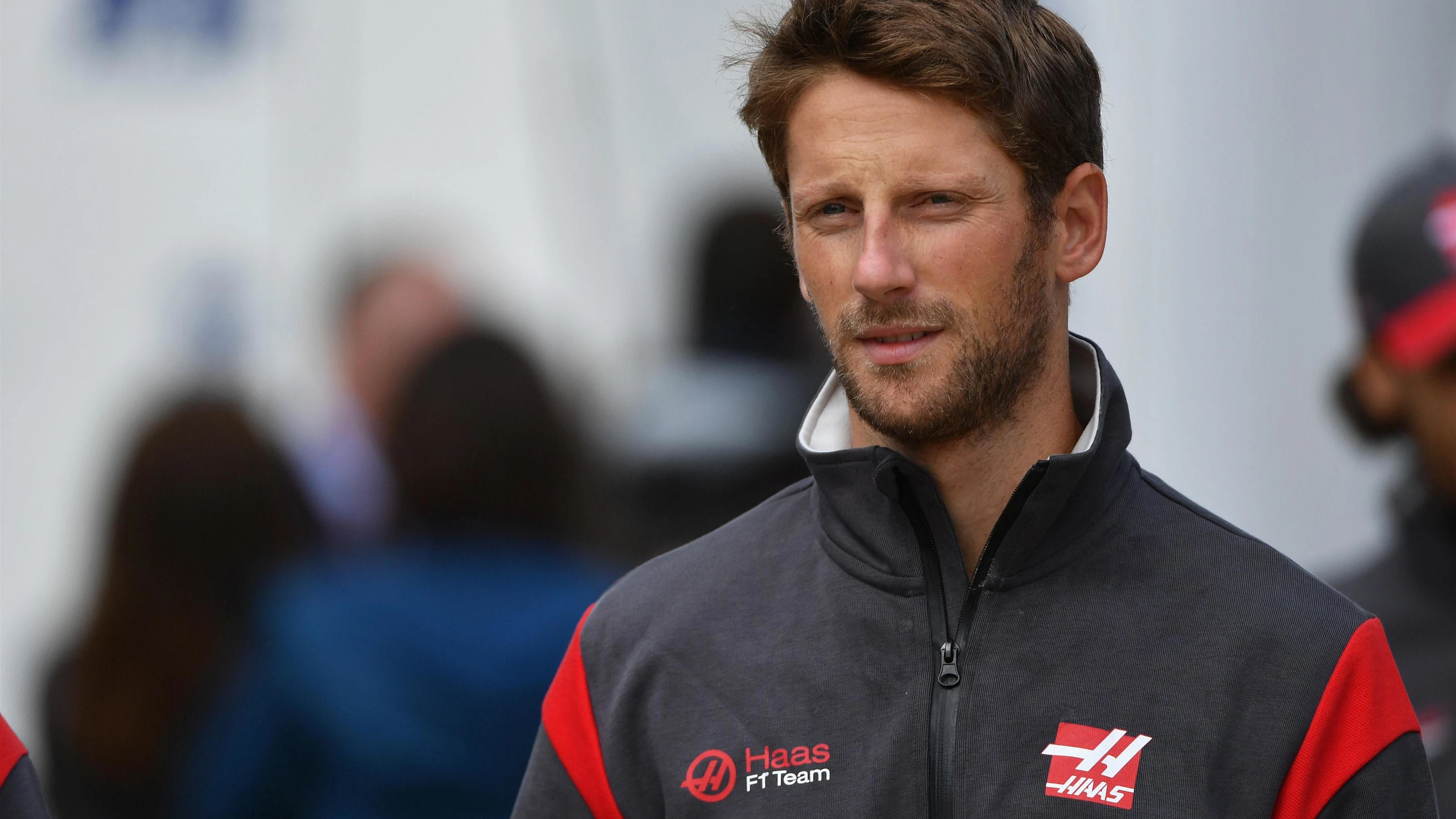 Romain Grosjean (FRA) Haas F1 at Formula One World Championship, Rd10, British Grand Prix,