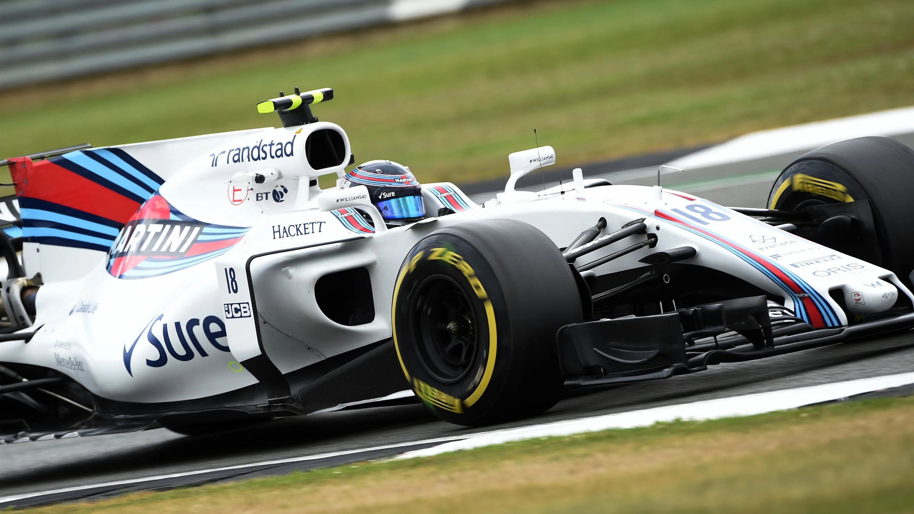 Lance Stroll (CDN) Williams FW40 at Formula One World Championship, Rd10, British Grand Prix,