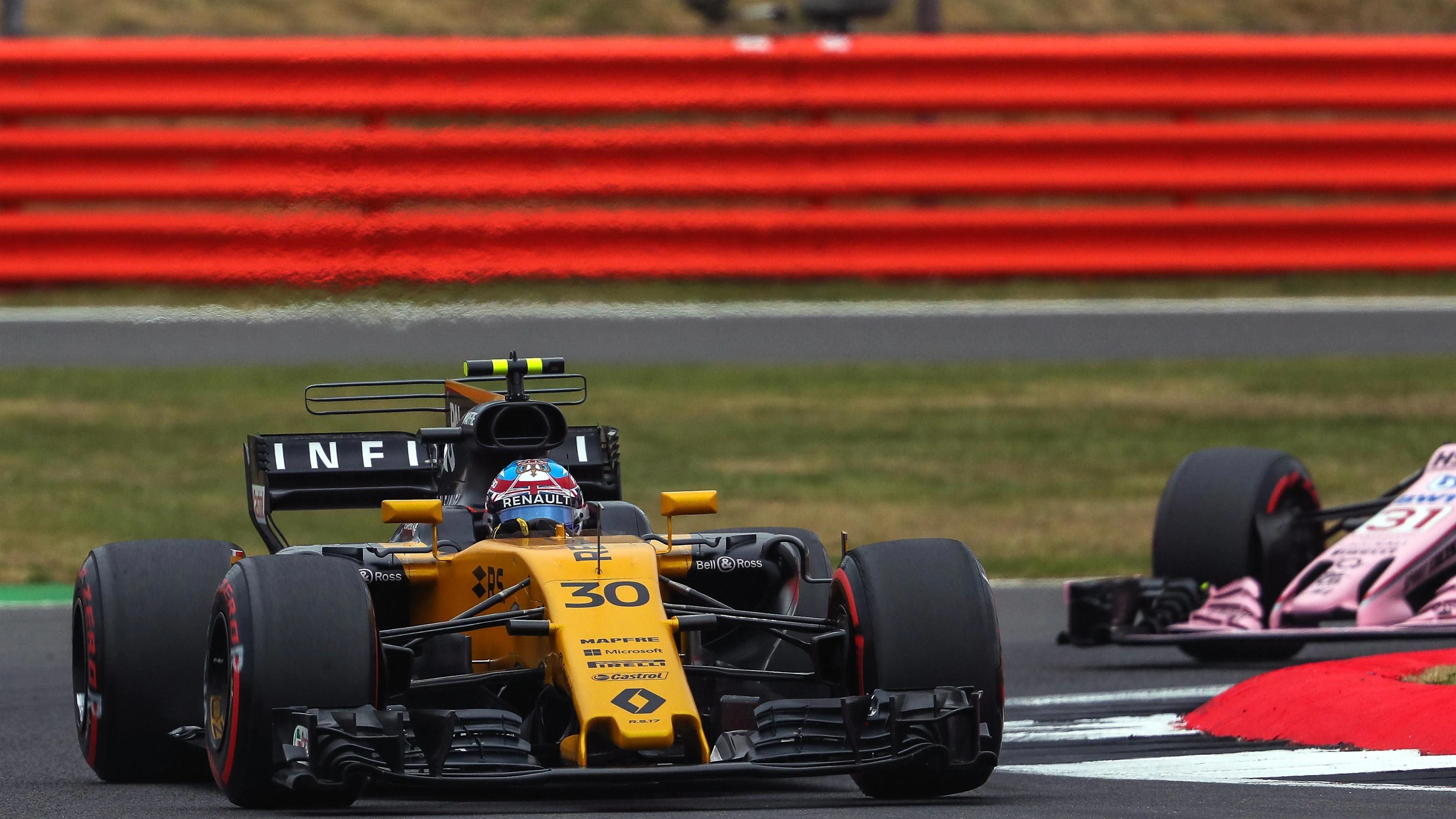 Jolyon Palmer (GBR) Renault Sport F1 Team RS17 at Formula One World Championship, Rd10, British