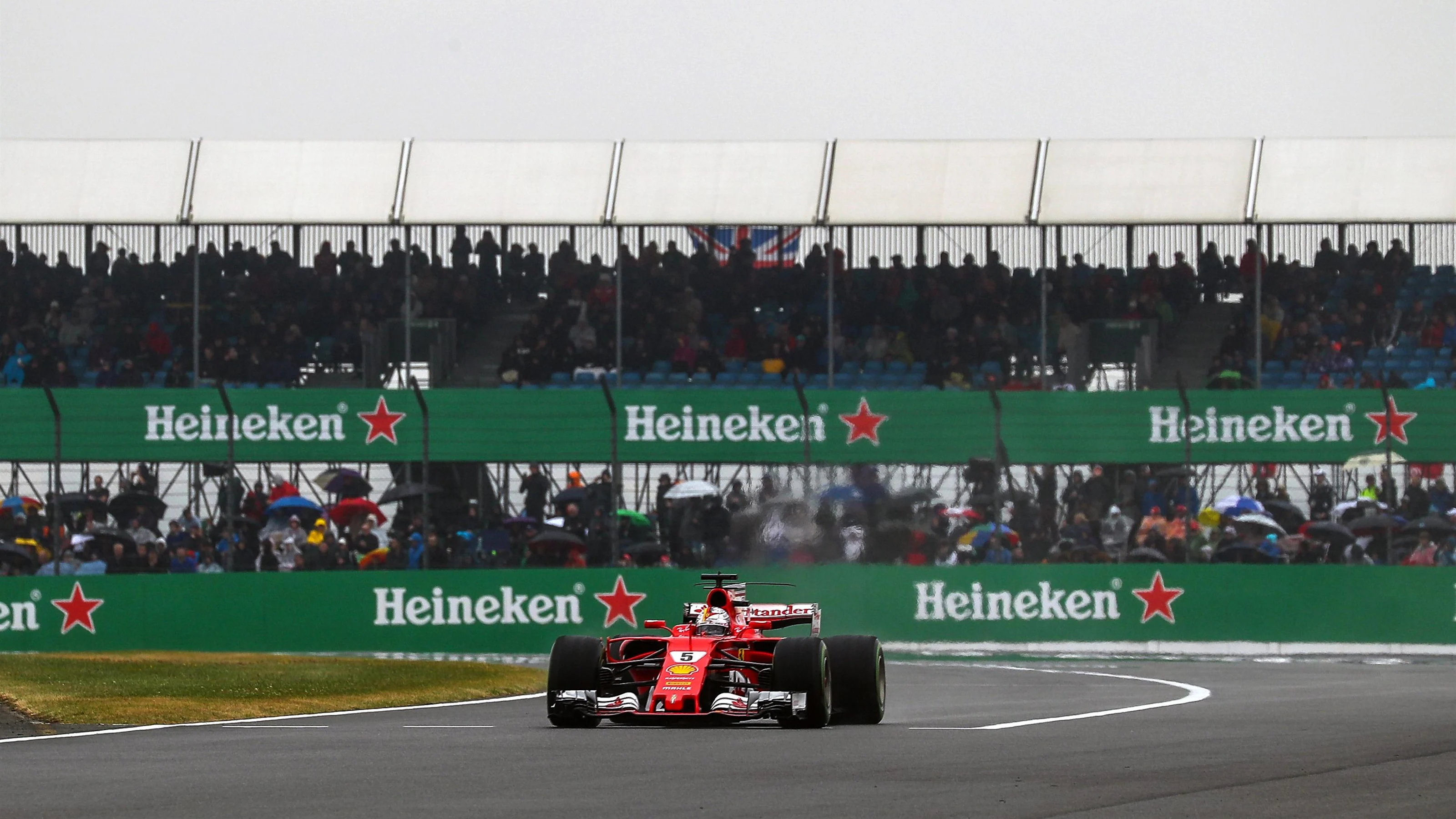 Sebastian Vettel (GER) Ferrari SF70-H at Formula One World Championship, Rd10, British Grand Prix,