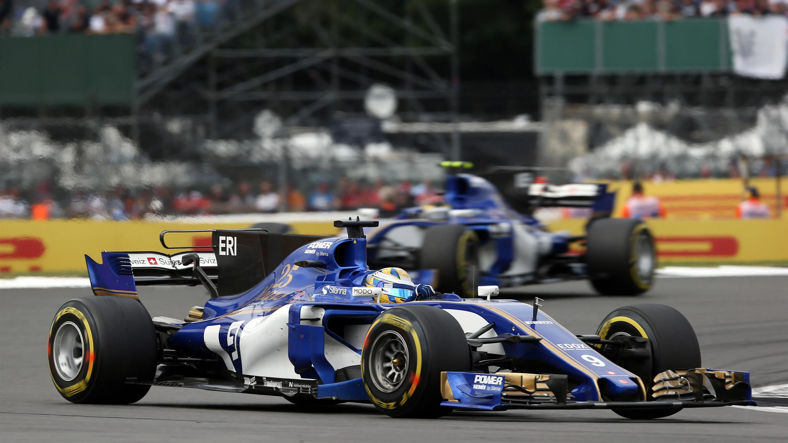 Marcus Ericsson (SWE) Sauber C36 at Formula One World Championship, Rd10, British Grand Prix, Race,