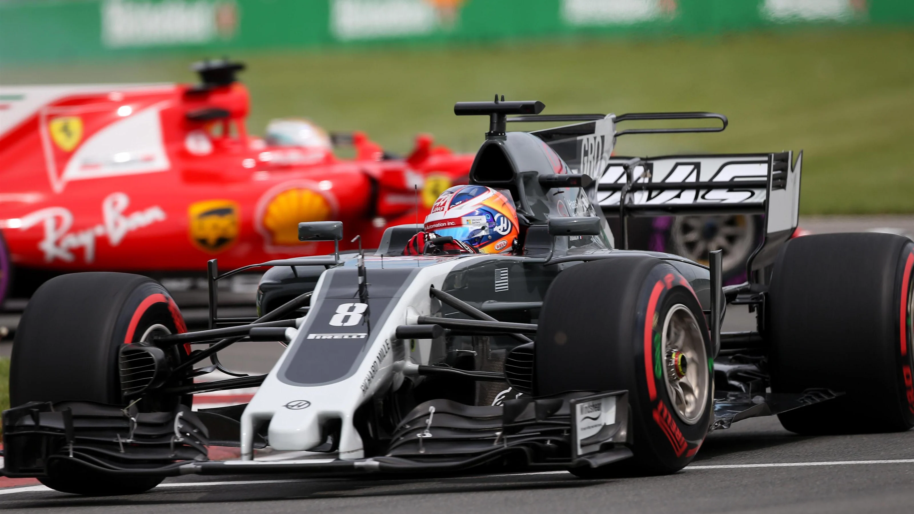 Romain Grosjean (FRA) Haas VF-17 at Formula One World Championship, Rd7, Canadian Grand Prix,