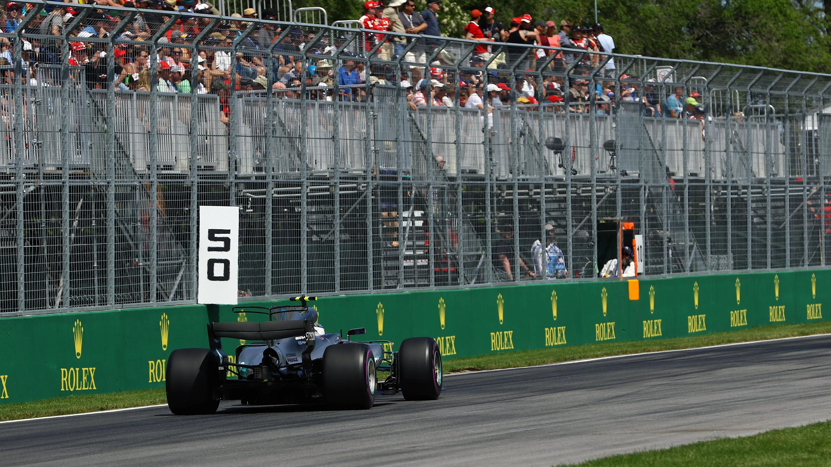 Valtteri Bottas (FIN) Mercedes-Benz F1 W08 Hybrid at Formula One World Championship, Rd7, Canadian