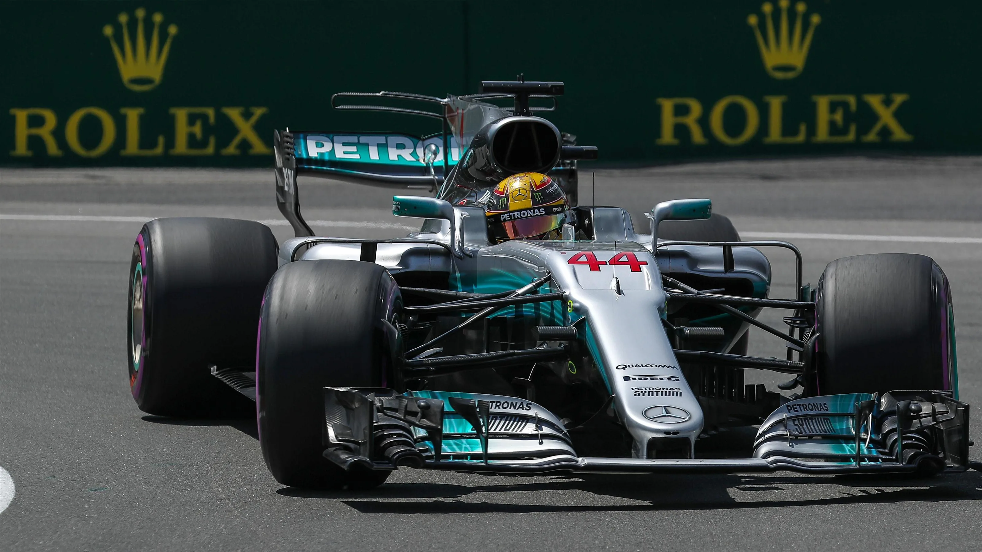 Lewis Hamilton (GBR) Mercedes-Benz F1 W08 Hybrid at Formula One World Championship, Rd7, Canadian