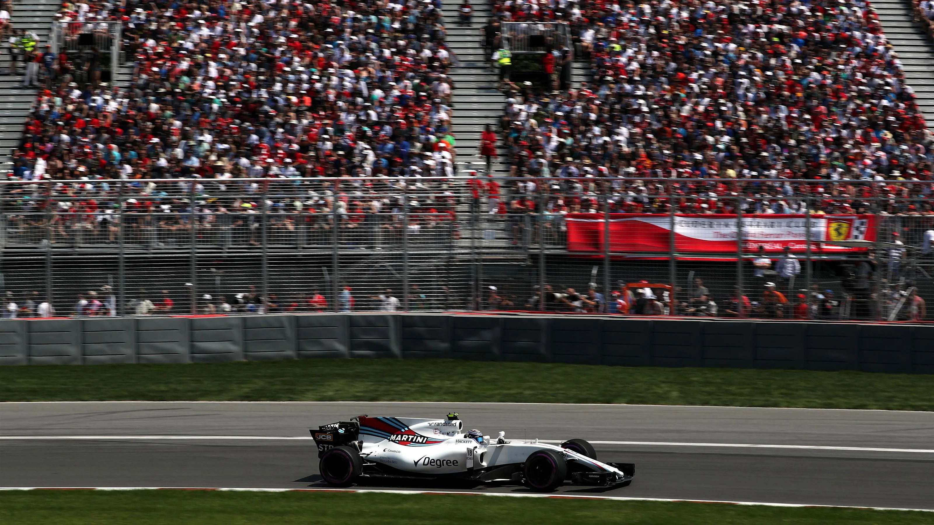 Lance Stroll (CDN) Williams FW40 at Formula One World Championship, Rd7, Canadian Grand Prix, Race,