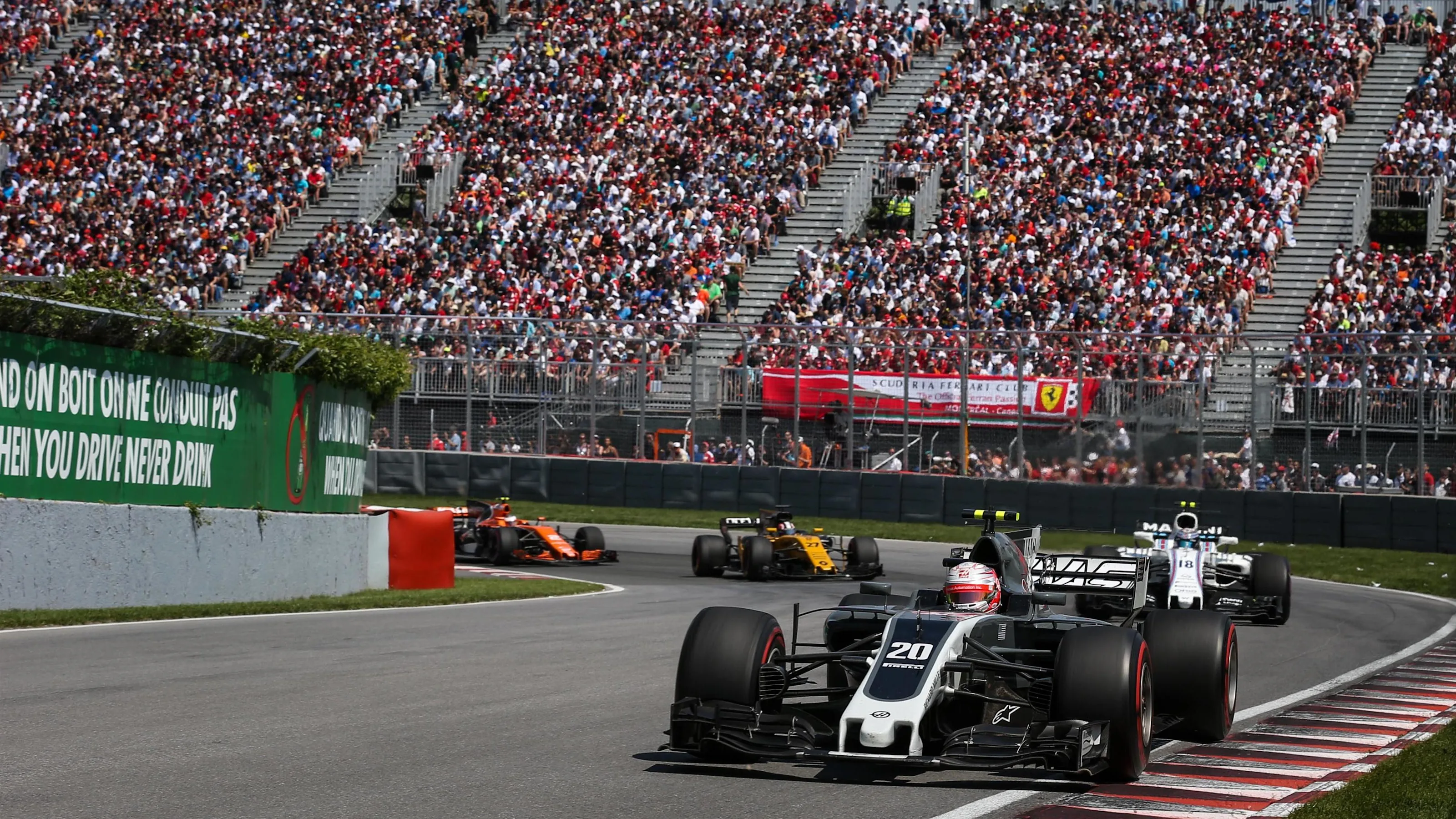 Kevin Magnussen (DEN) Haas VF-17 at Formula One World Championship, Rd7, Canadian Grand Prix, Race,