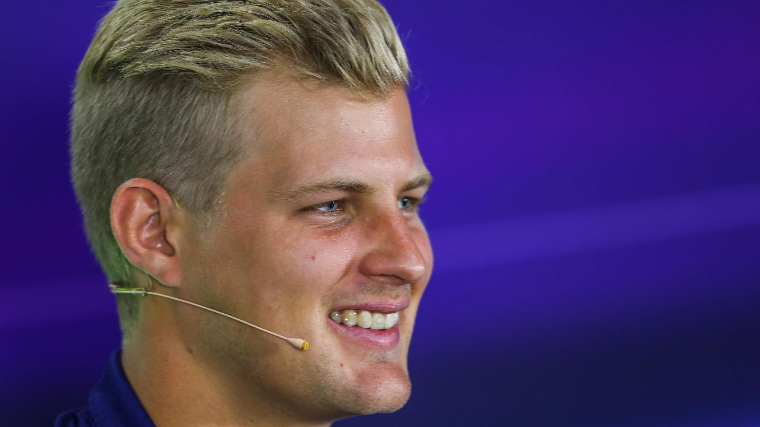 Marcus Ericsson (SWE) Sauber in the Press Conference at Formula One World Championship, Rd7,