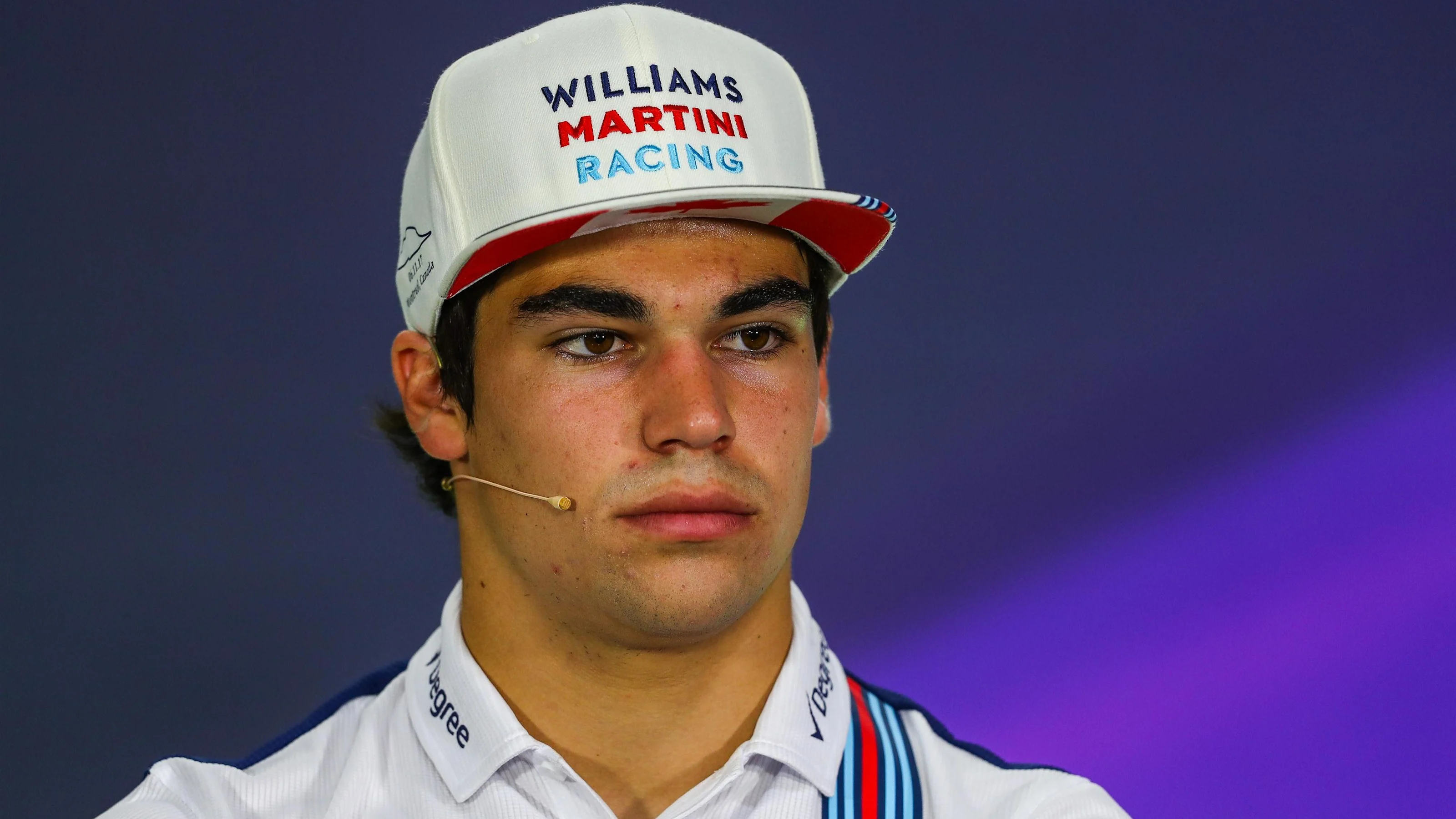 Lance Stroll (CDN) Williams in the Press Conference at Formula One World Championship, Rd7,