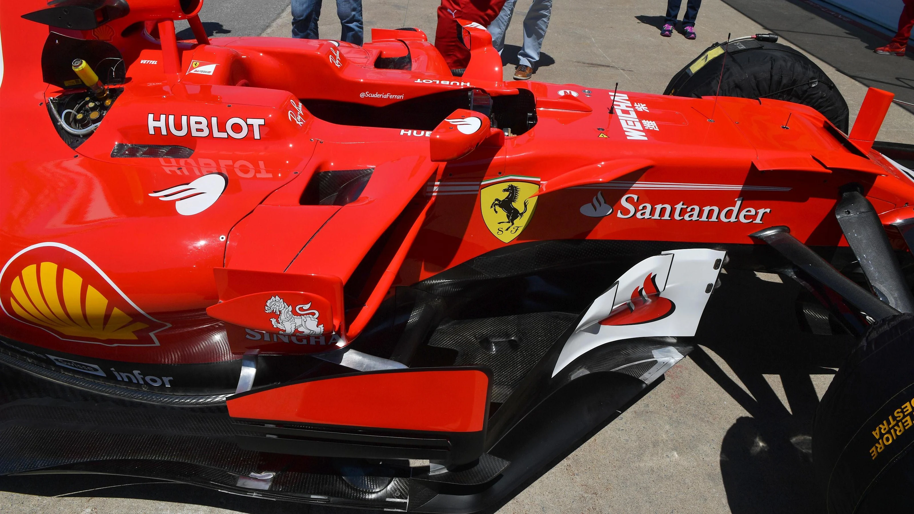 Ferrari SF70-H at Formula One World Championship, Rd7, Canadian Grand Prix, Preparations, Montreal,