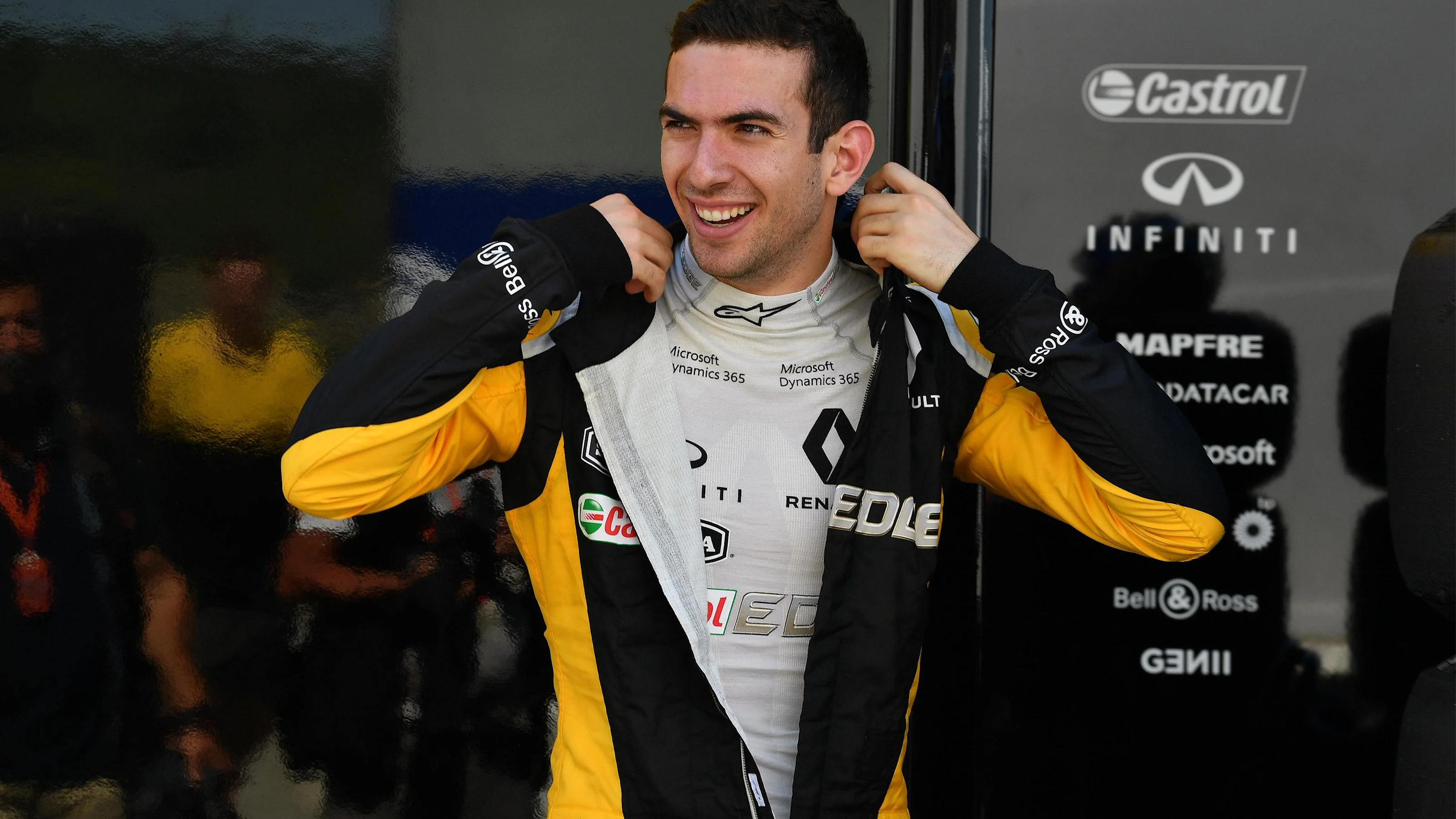 Nicholas Latifi (CDN) Renault Sport F1 Team at Formula One Testing, Day One, Hungaroring, Hungary,