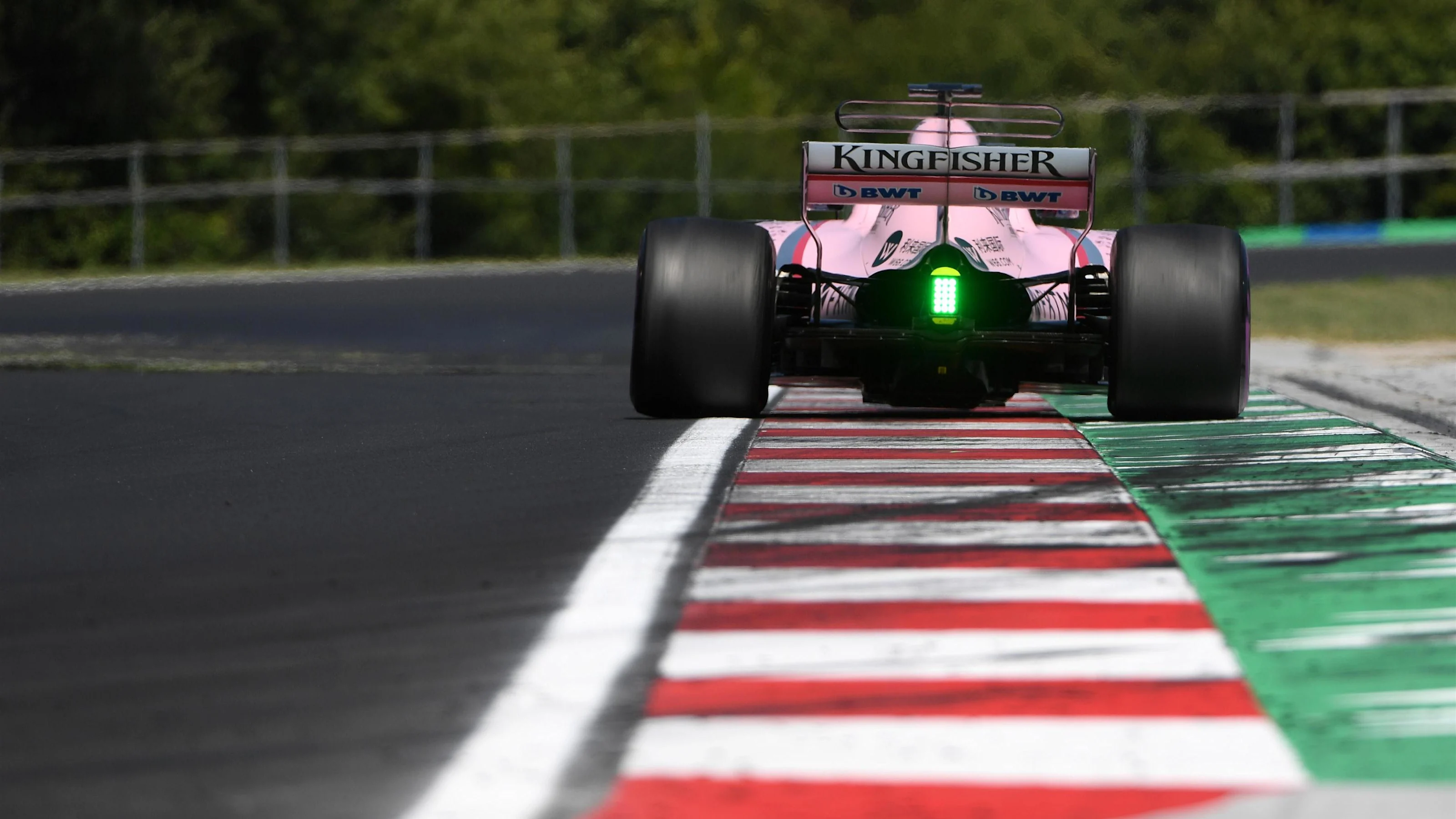 Nikita Mazepin (RUS) Force India VJM10 at Formula One Testing, Day One, Hungaroring, Hungary,