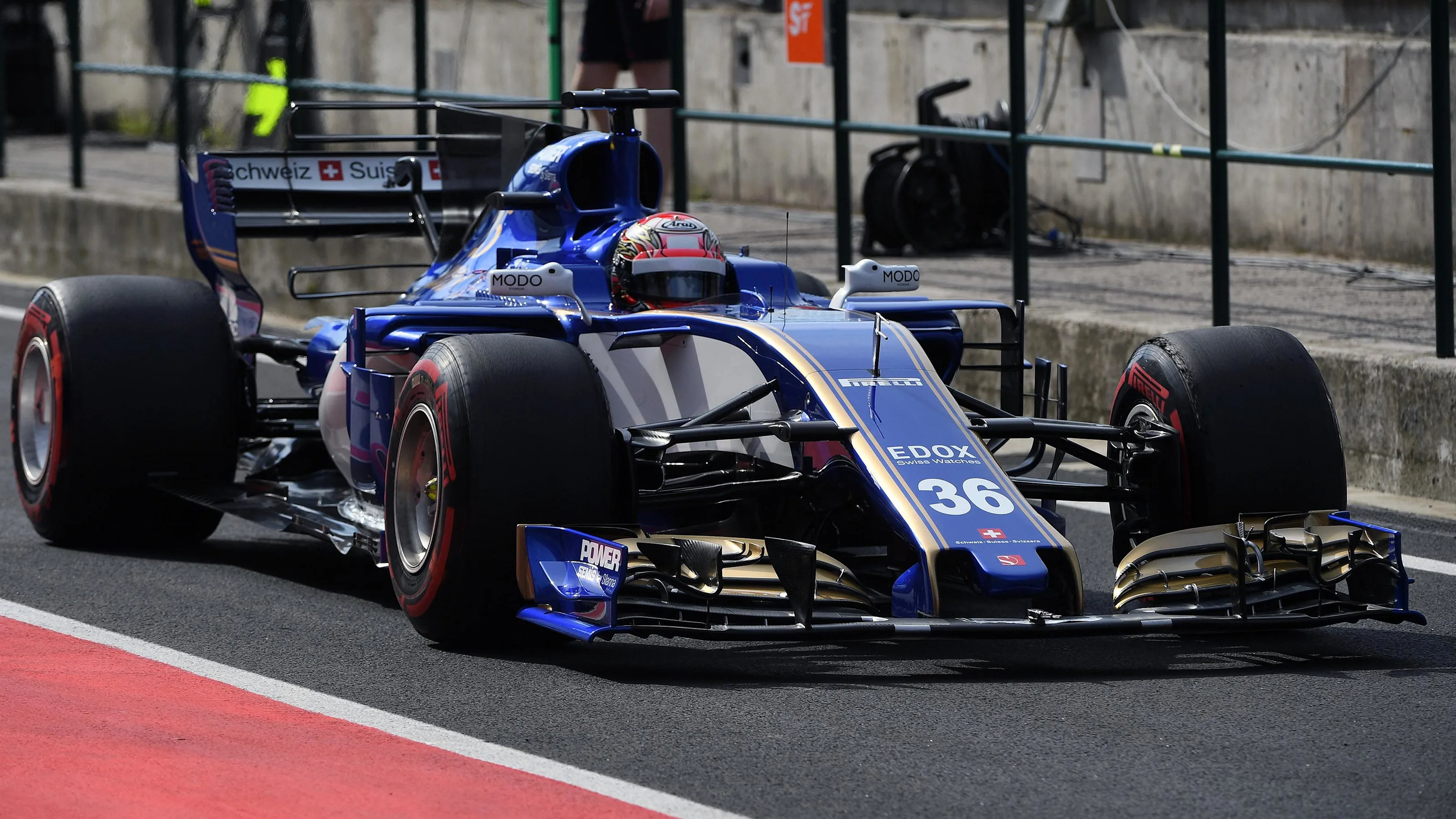 Nobuharu Matsushita (JPN) Sauber C36 at Formula One Testing, Day Two, Hungaroring, Hungary,