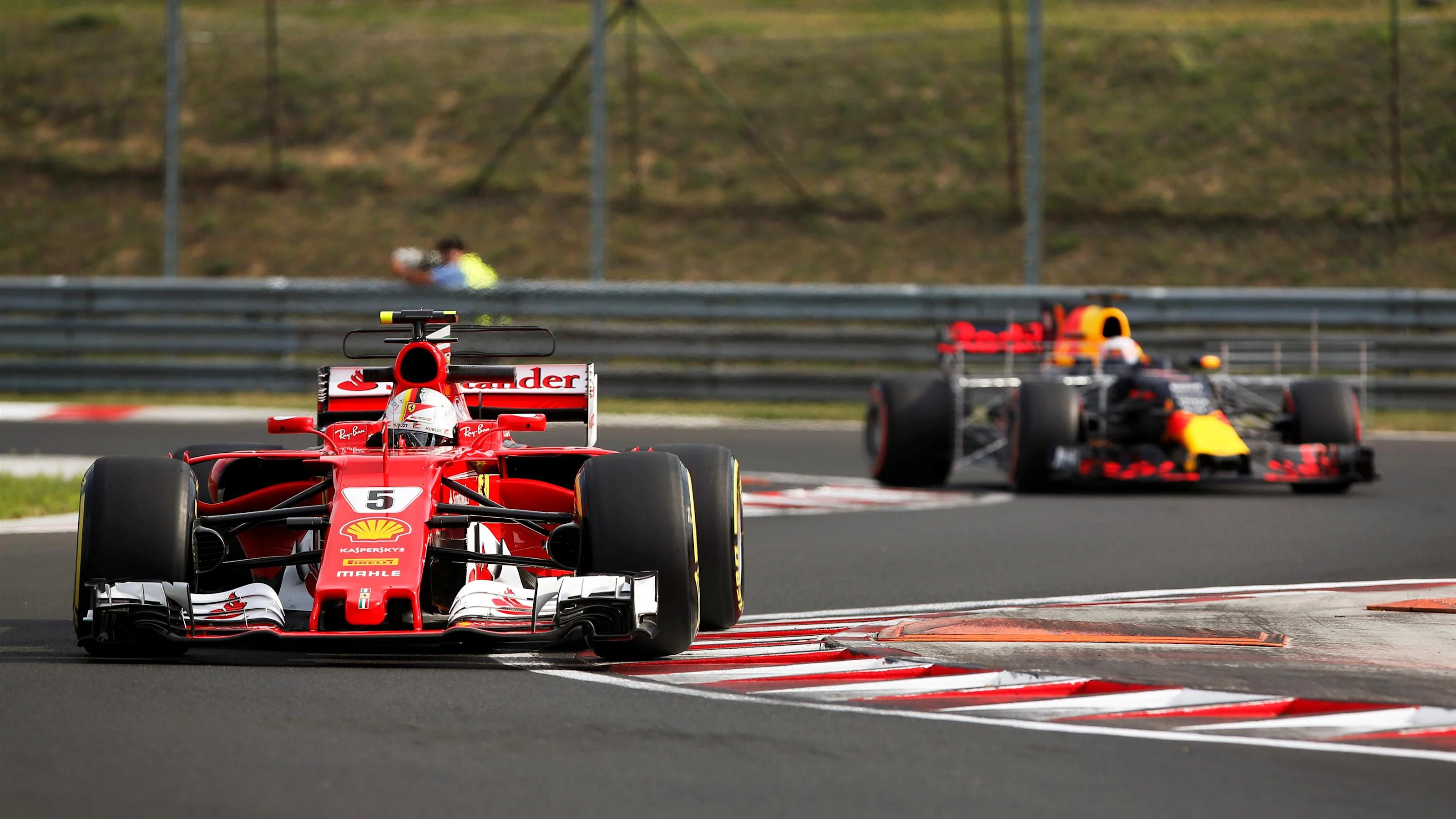 Sebastian Vettel (GER) Ferrari SF70-H at Formula One Testing, Day Two, Hungaroring, Hungary,