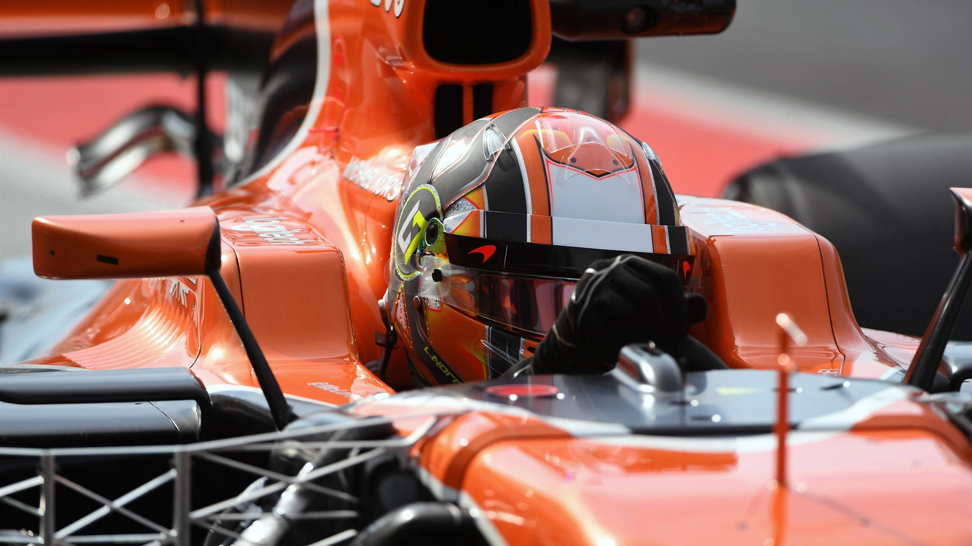 Lando Norris (GBR) McLaren MCL32 at Formula One Testing, Day Two, Hungaroring, Hungary, Wednesday 2