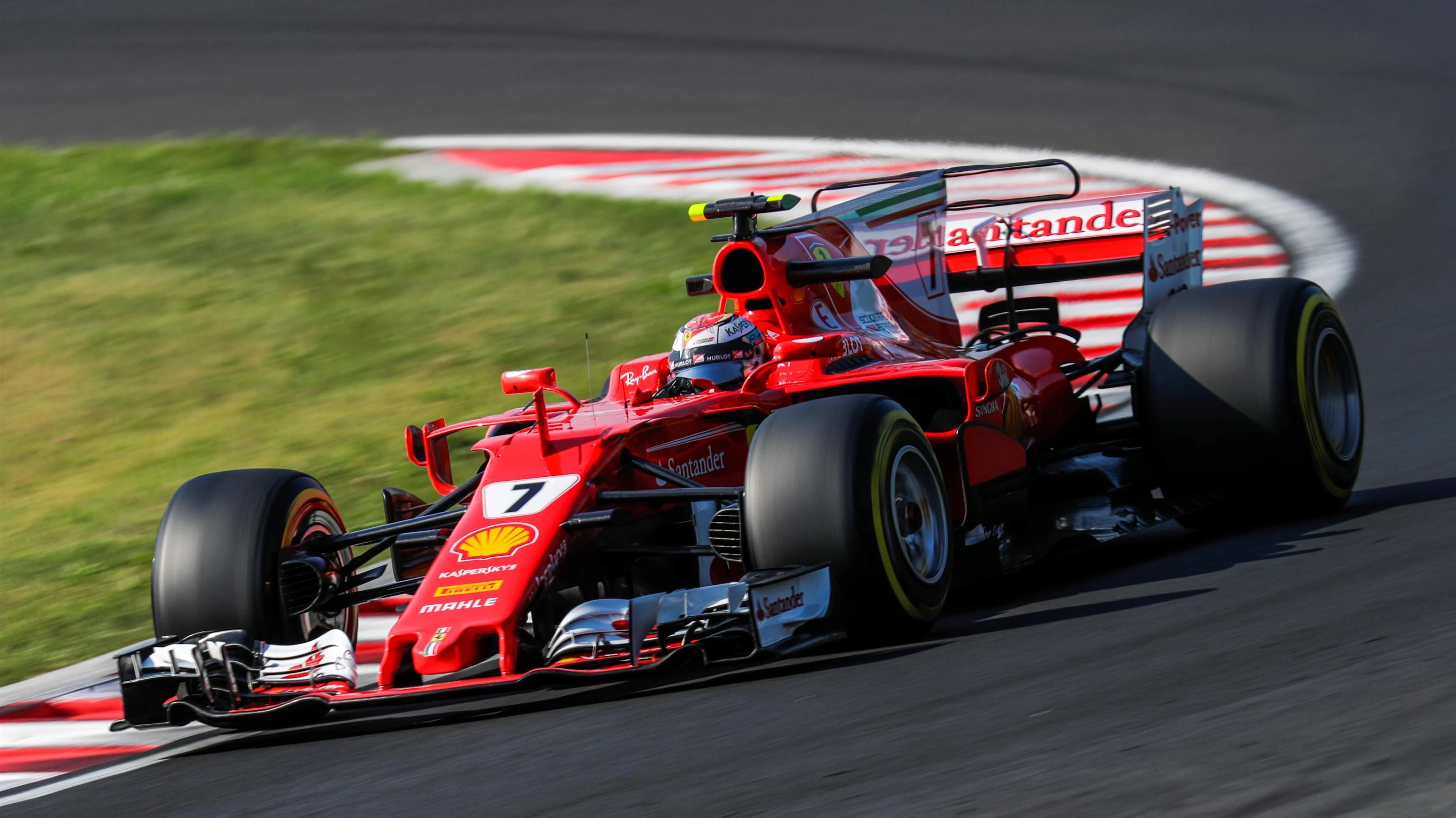 Kimi Raikkonen (FIN) Ferrari SF70-H at Formula One Testing, Day Two, Hungaroring, Hungary,