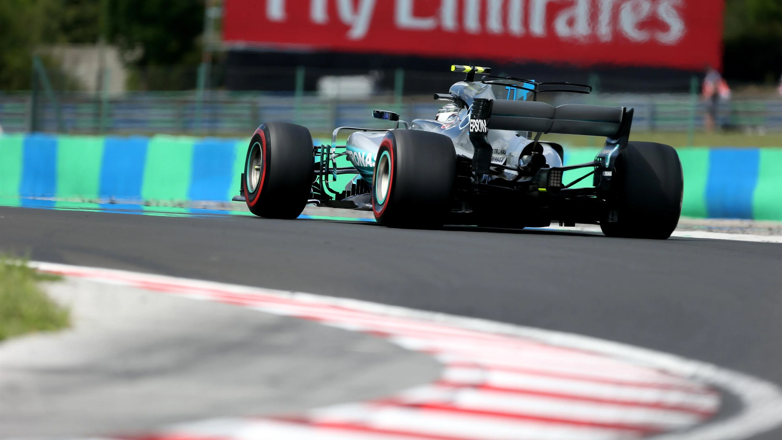 Valtteri Bottas (FIN) Mercedes-Benz F1 W08 Hybrid at Formula One World Championship, Rd11,