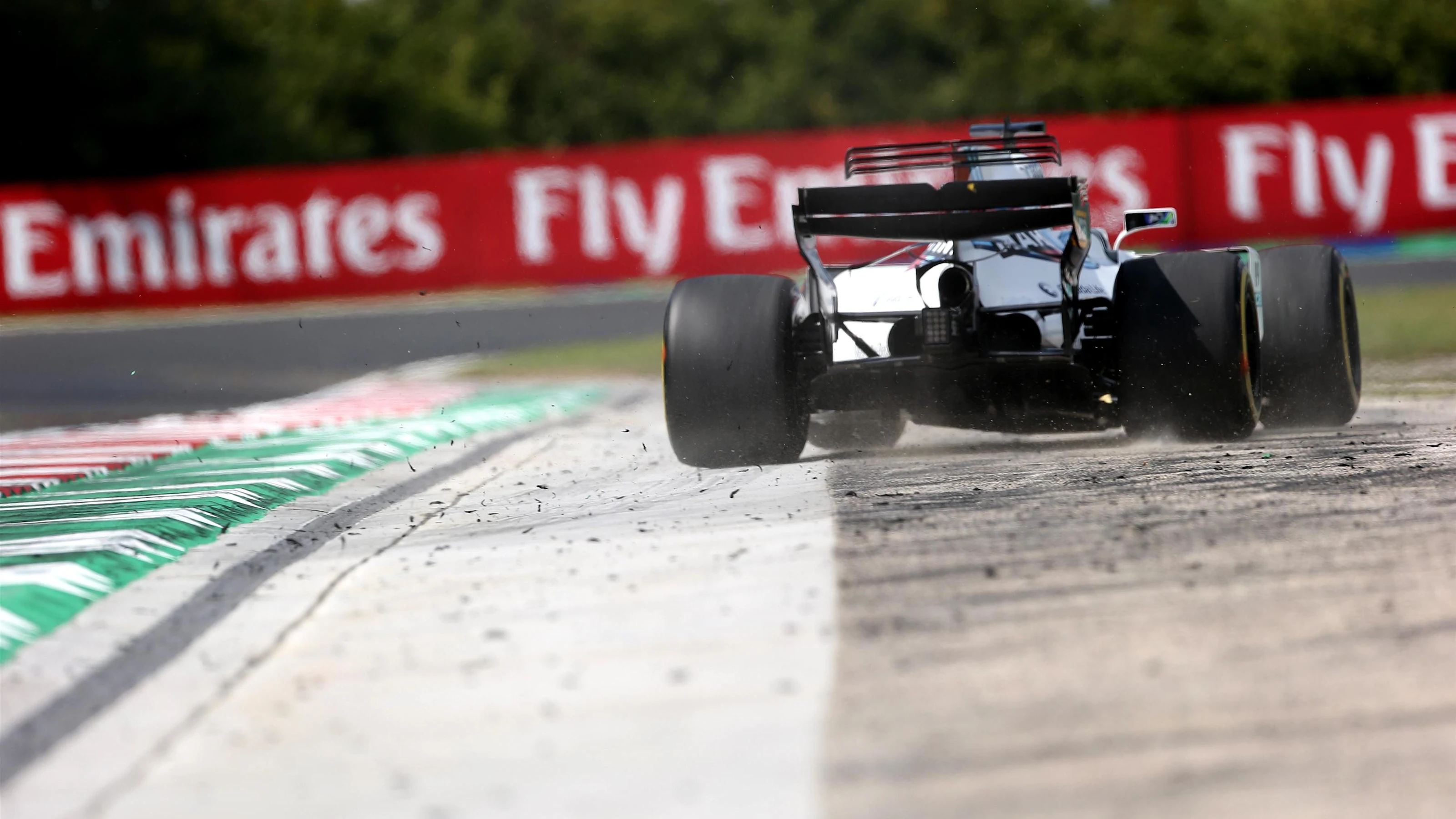 Felipe Massa (BRA) Williams FW40 runs wide at Formula One World Championship, Rd11, Hungarian Grand