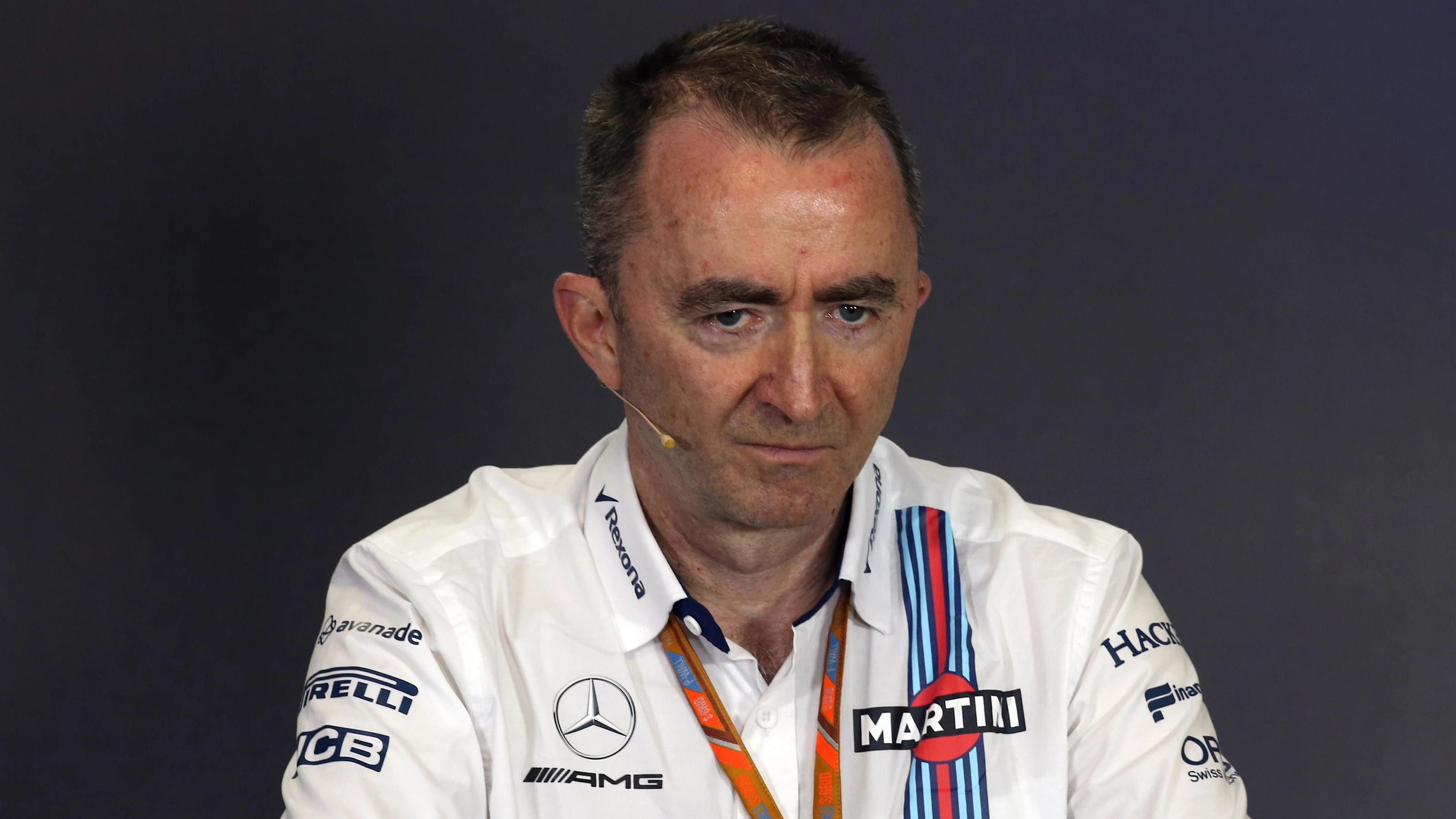 Paddy Lowe (GBR) Williams Shareholder and Technical Director in the Press Conference at Formula One