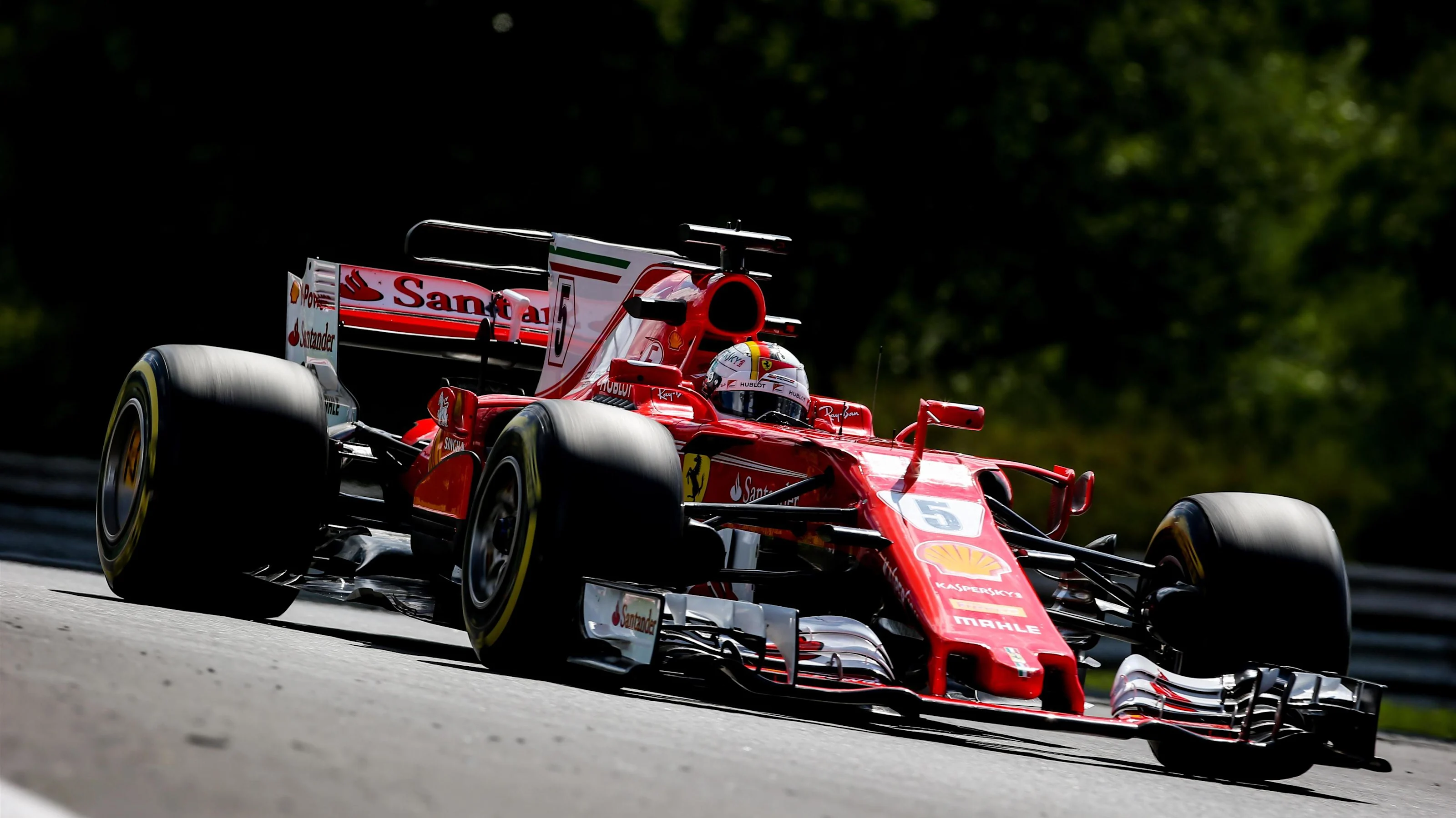 Sebastian Vettel (GER) Ferrari SF70-H at Formula One World Championship, Rd11, Hungarian Grand