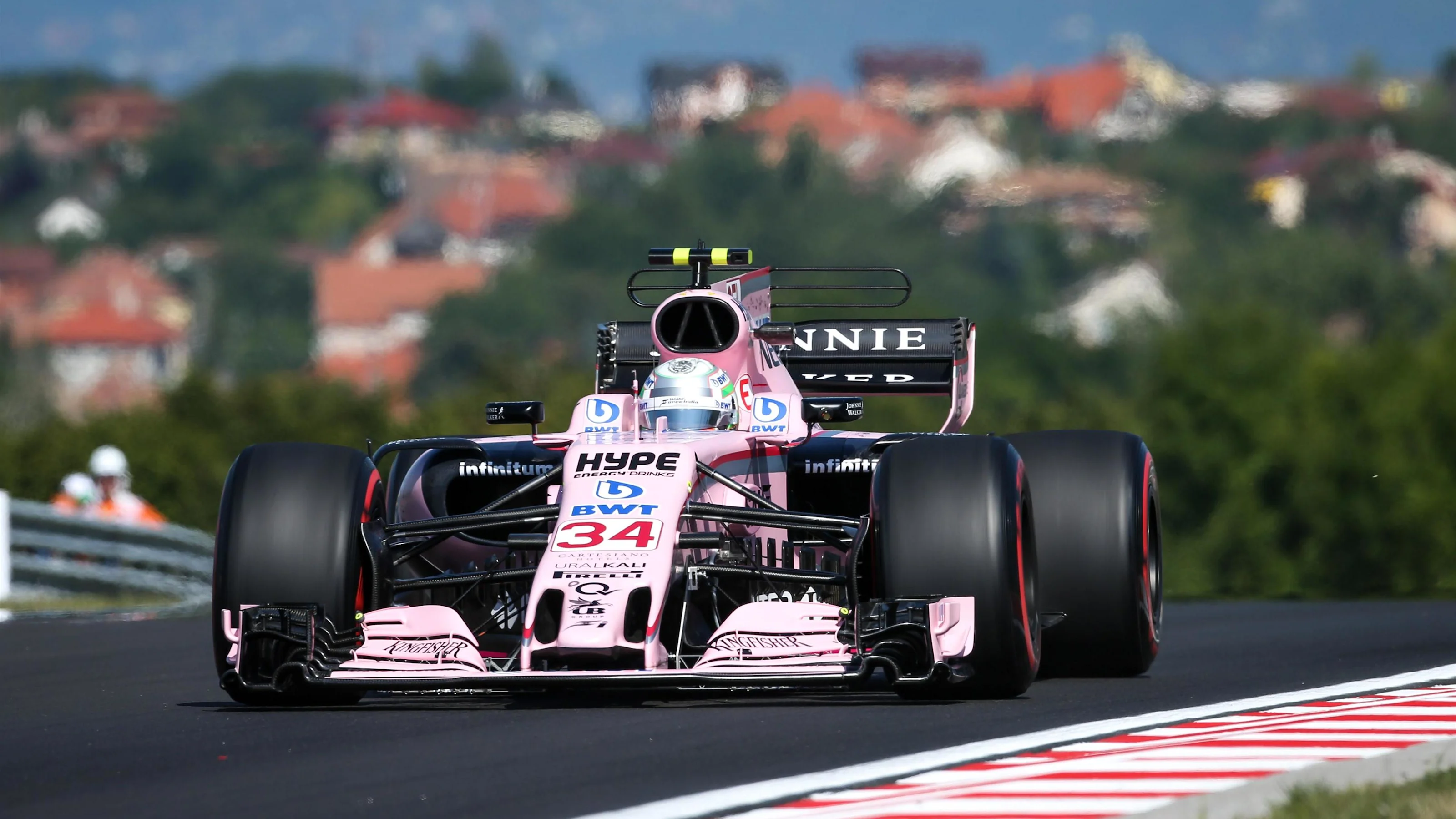 Alfonso Celis jr (MEX) Force India VJM10 at Formula One World Championship, Rd11, Hungarian Grand