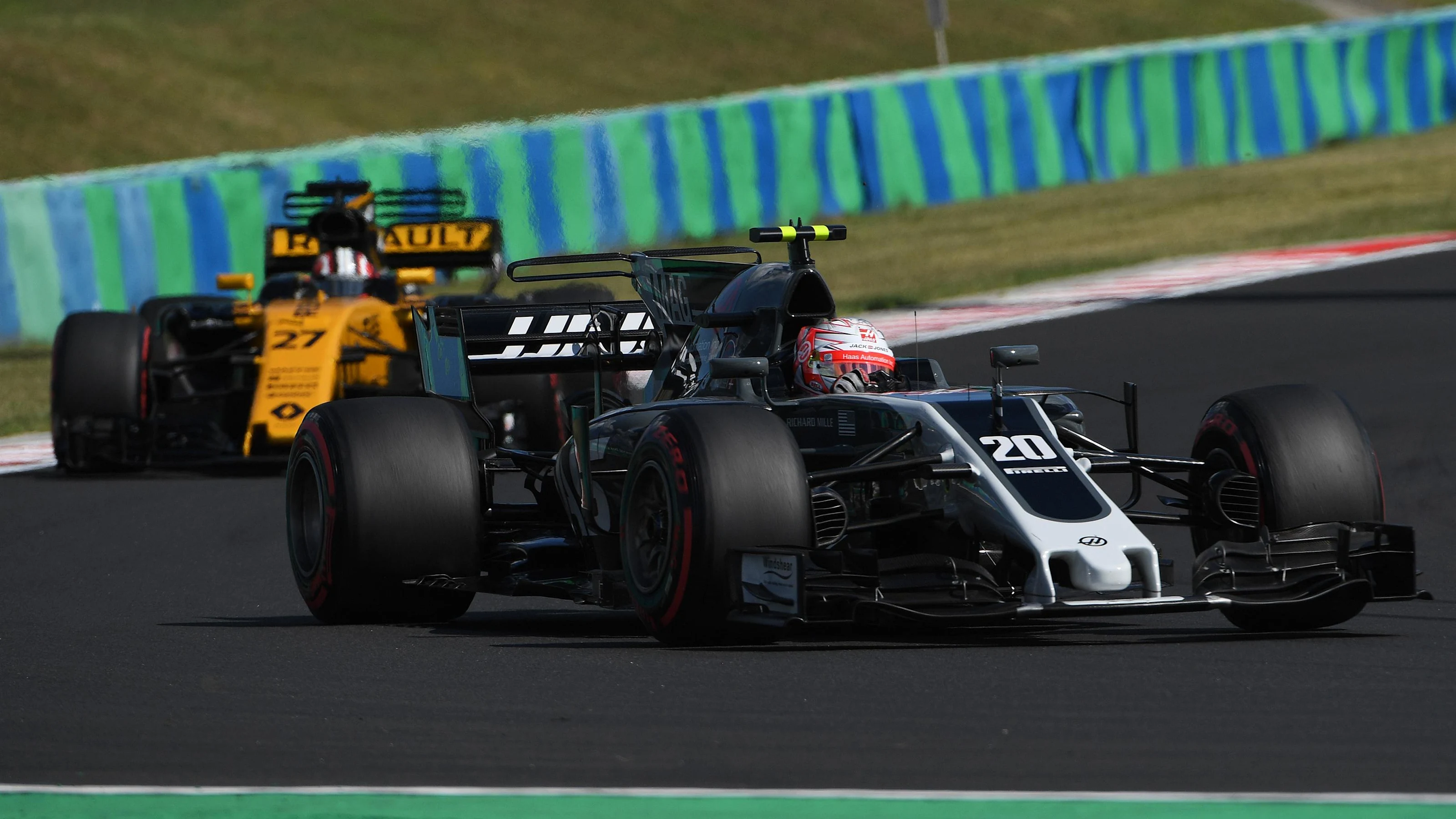 Kevin Magnussen (DEN) Haas VF-17 at Formula One World Championship, Rd11, Hungarian Grand Prix,