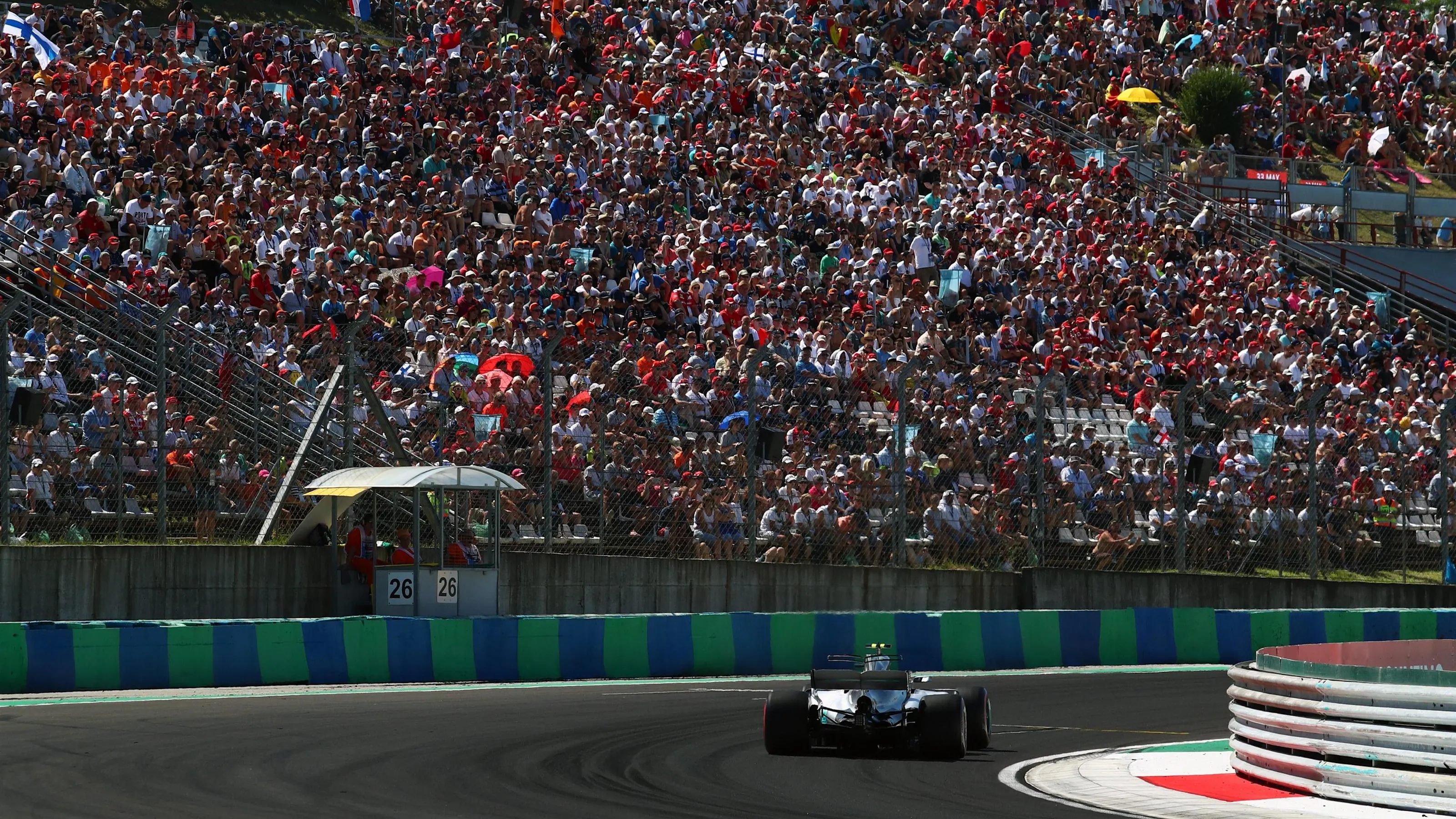 Valtteri Bottas (FIN) Mercedes-Benz F1 W08 Hybrid at Formula One World Championship, Rd11,