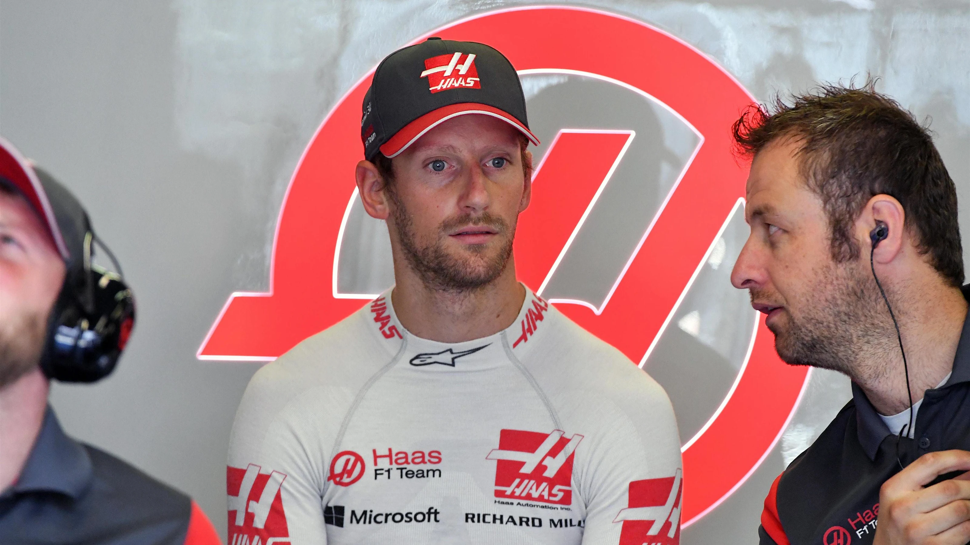 Romain Grosjean (FRA) Haas F1 at Formula One World Championship, Rd11, Hungarian Grand Prix,