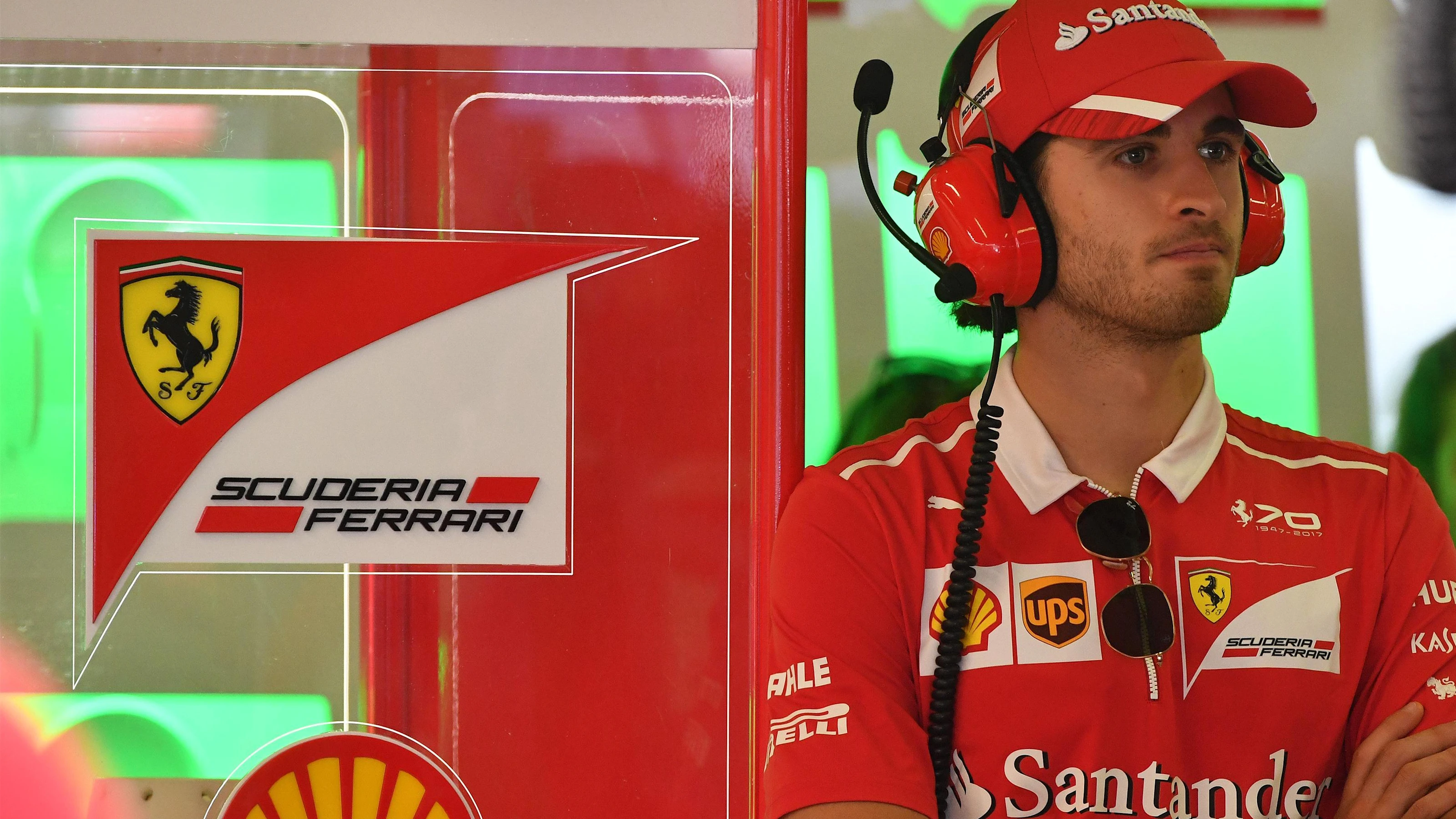 Antonio Giovinazzi (ITA) Ferrari Test and Reserve Driver at Formula One World Championship, Rd11,