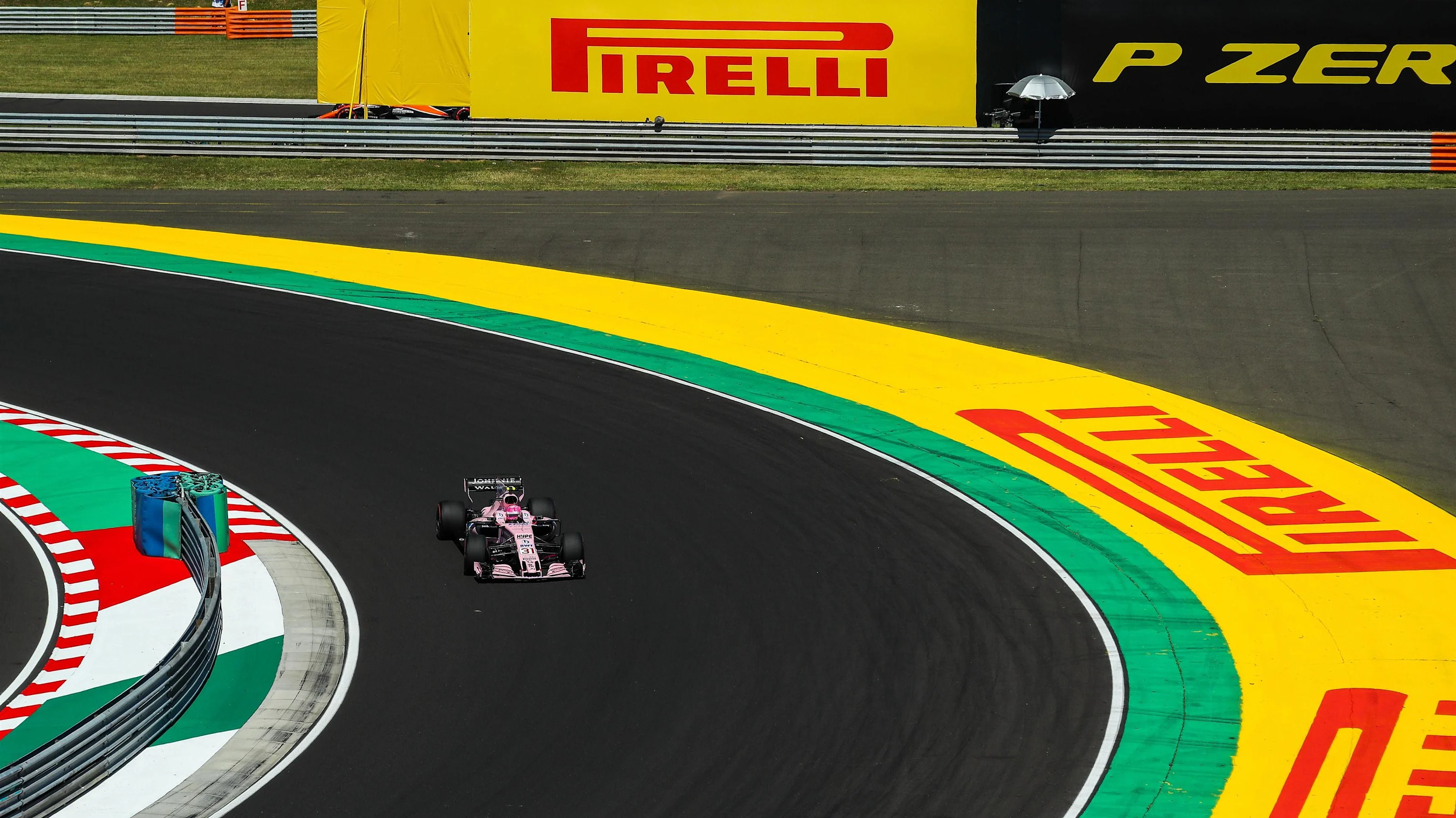Esteban Ocon (FRA) Force India VJM10 at Formula One World Championship, Rd11, Hungarian Grand Prix,