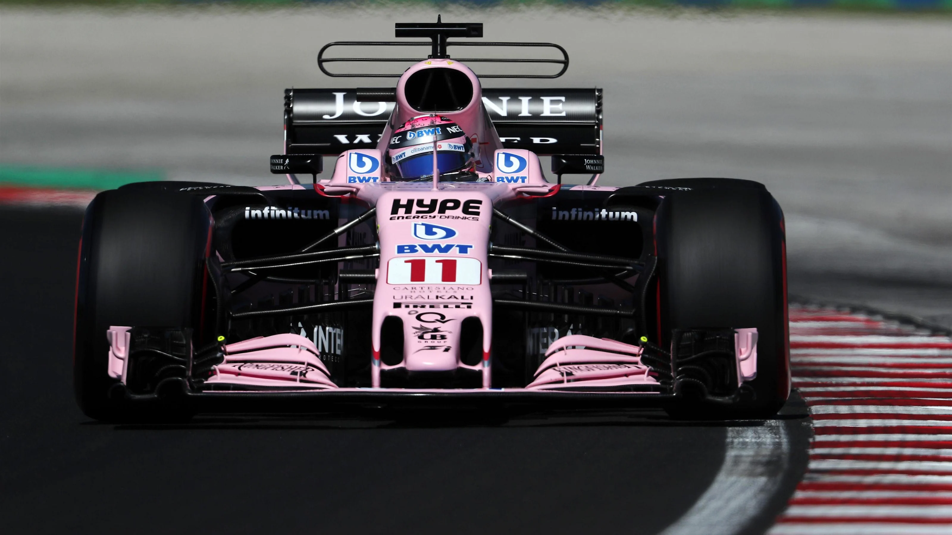 Sergio Perez (MEX) Force India VJM10 at Formula One World Championship, Rd11, Hungarian Grand Prix,
