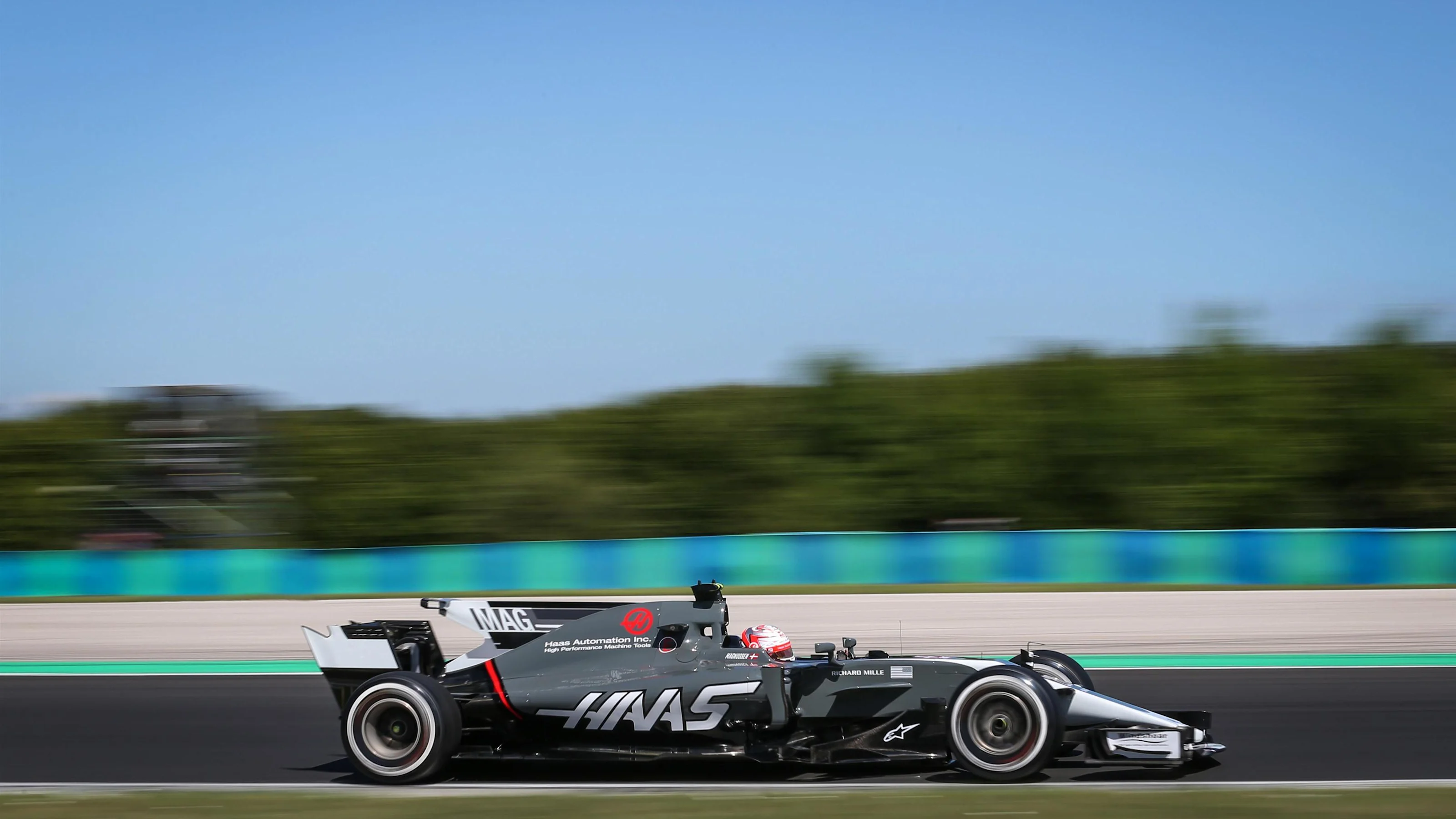 Kevin Magnussen (DEN) Haas VF-17 at Formula One World Championship, Rd11, Hungarian Grand Prix,