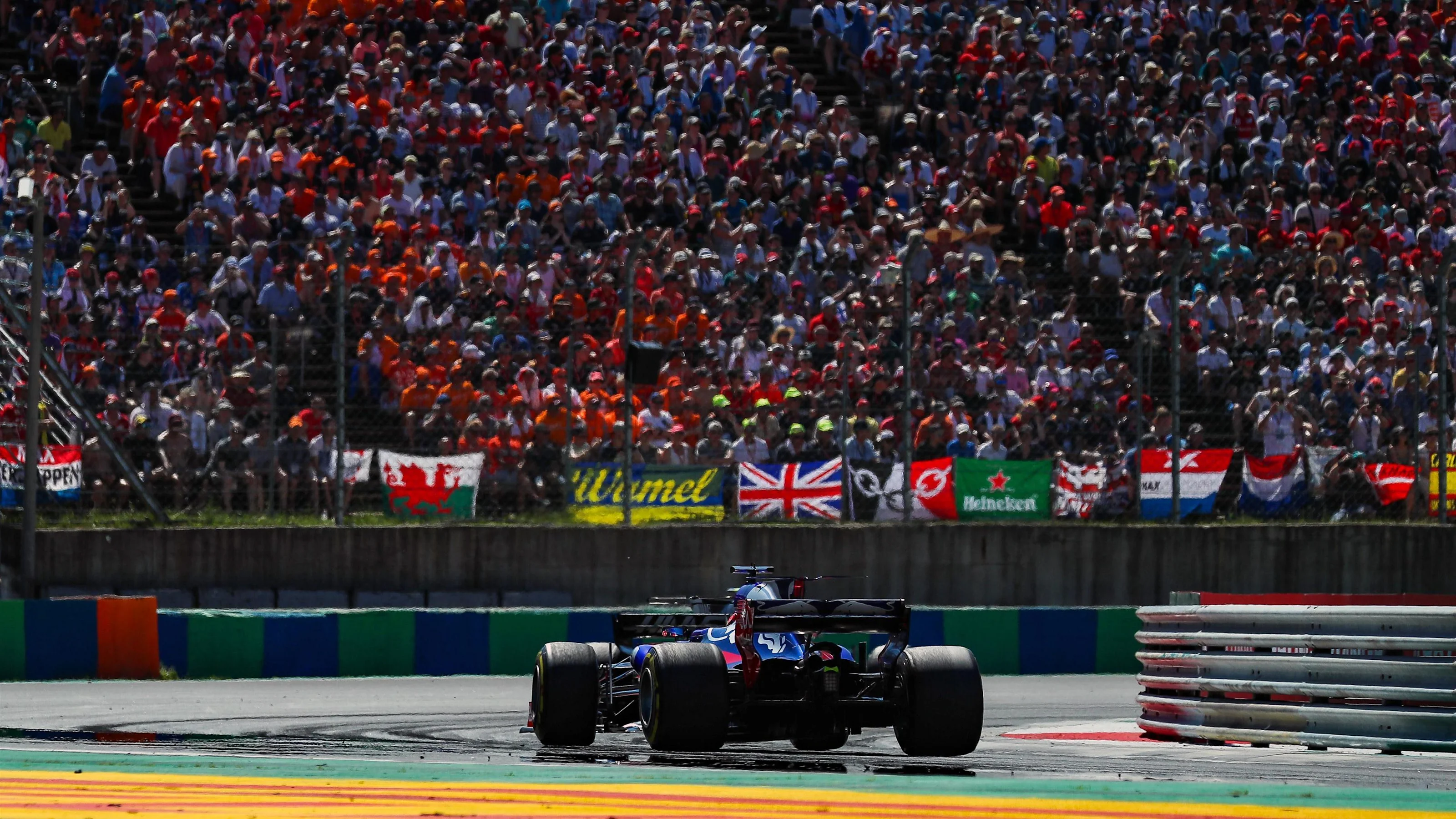 Daniil Kvyat (RUS) Scuderia Toro Rosso STR12 at Formula One World Championship, Rd11, Hungarian