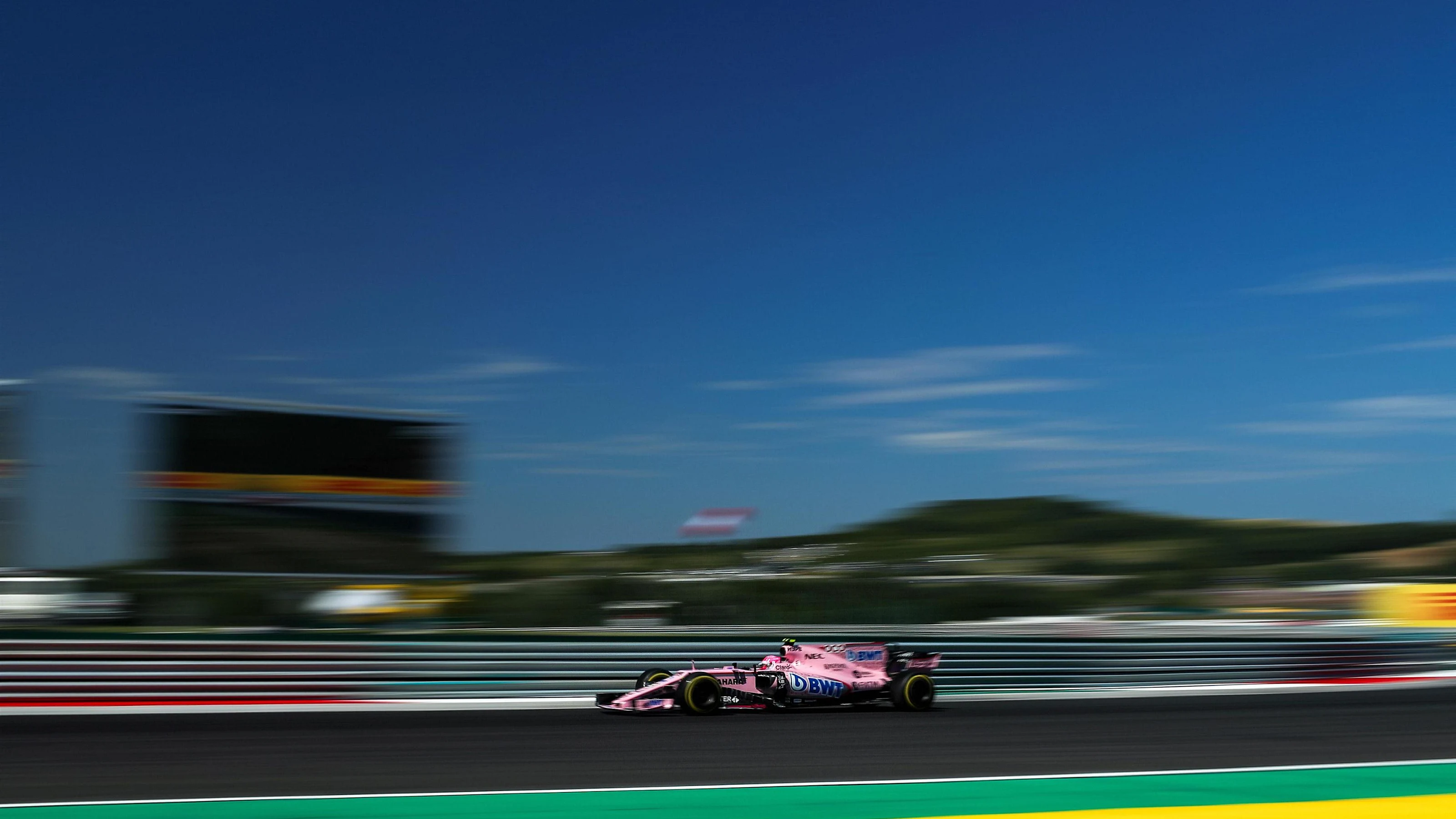 Esteban Ocon (FRA) Force India VJM10 at Formula One World Championship, Rd11, Hungarian Grand Prix,
