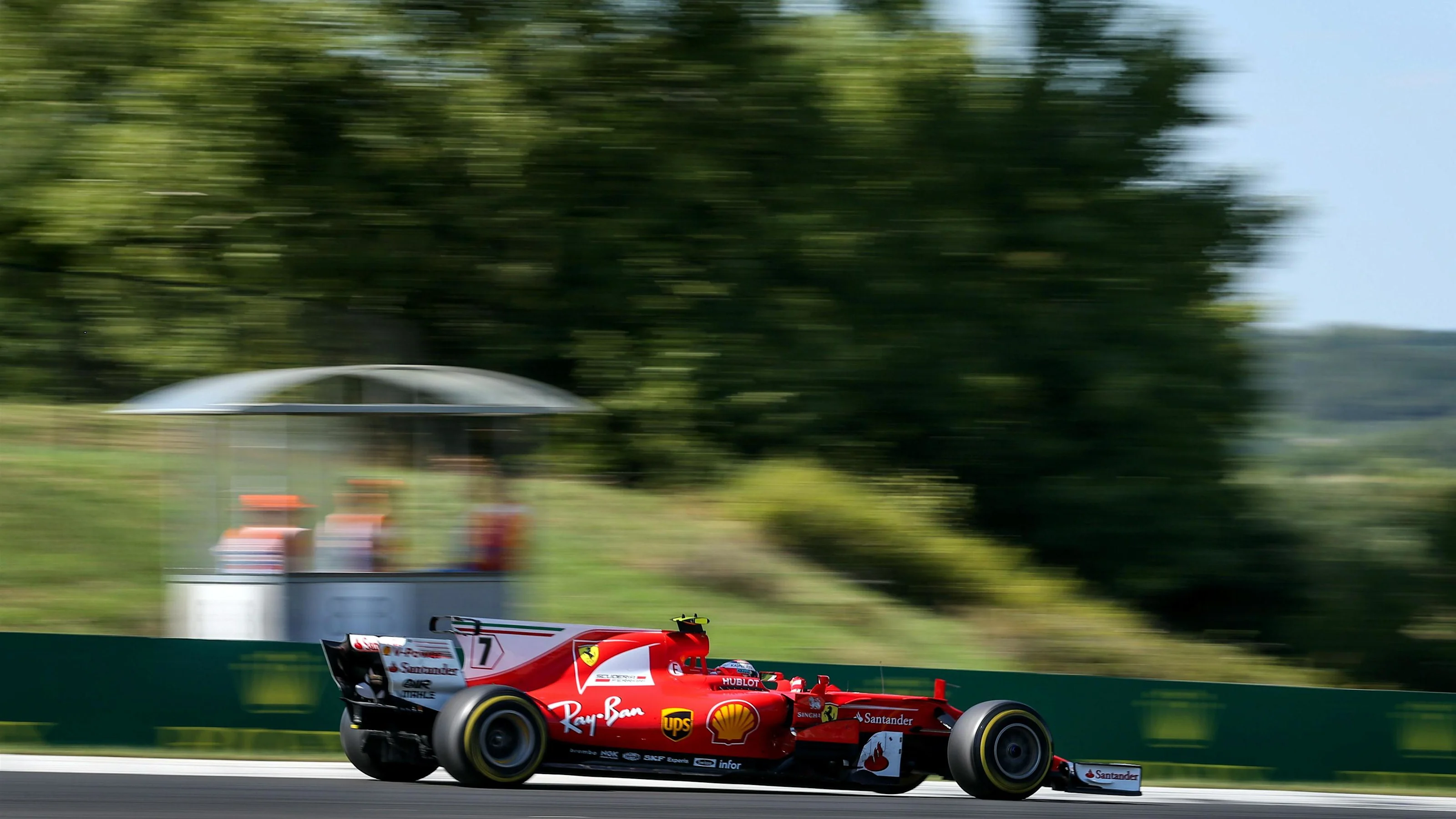 Kimi Raikkonen (FIN) Ferrari SF70-H at Formula One World Championship, Rd11, Hungarian Grand Prix,