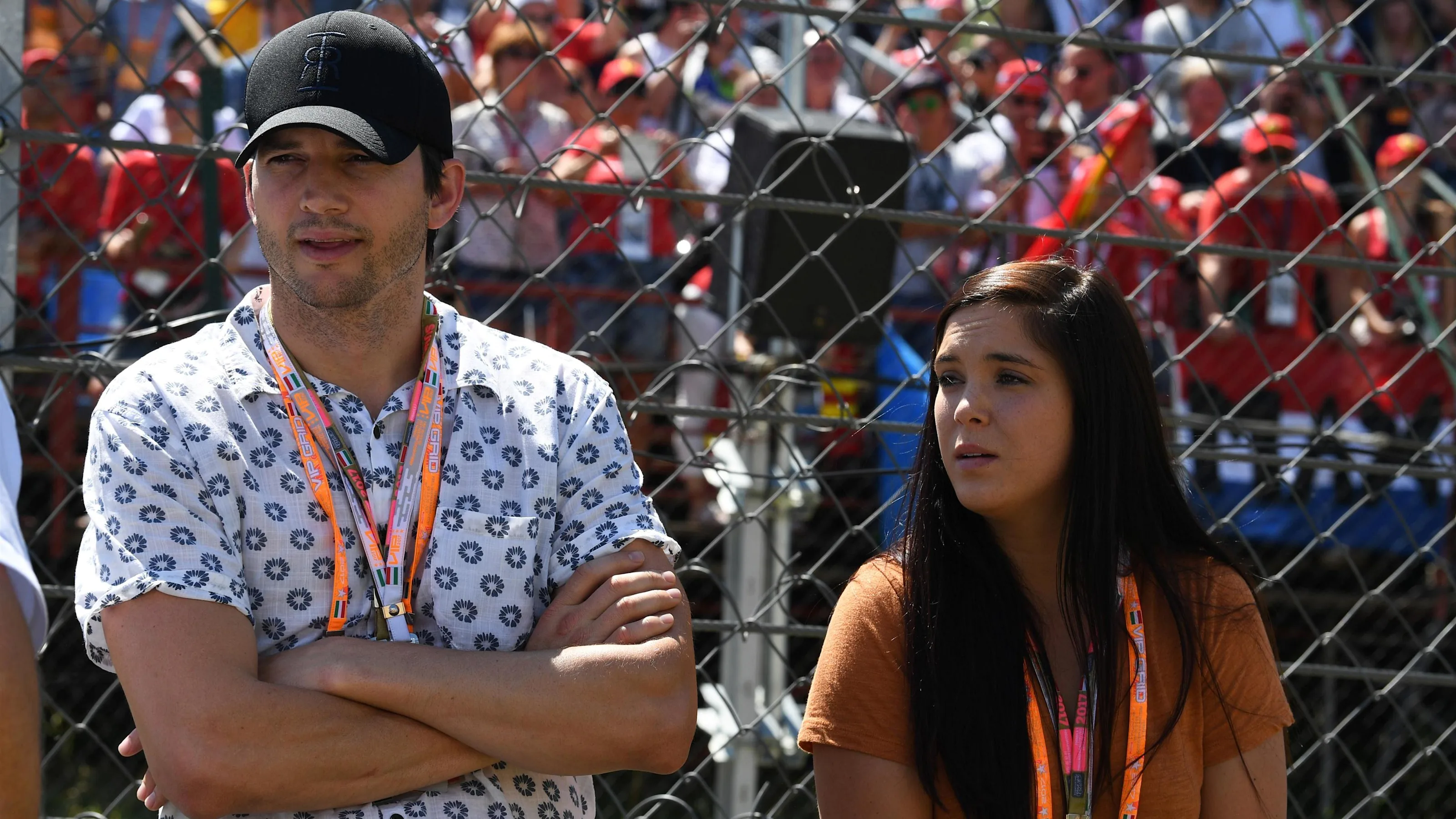 Ashton Kutcher (USA) Actor on the grid at Formula One World Championship, Rd11, Hungarian Grand