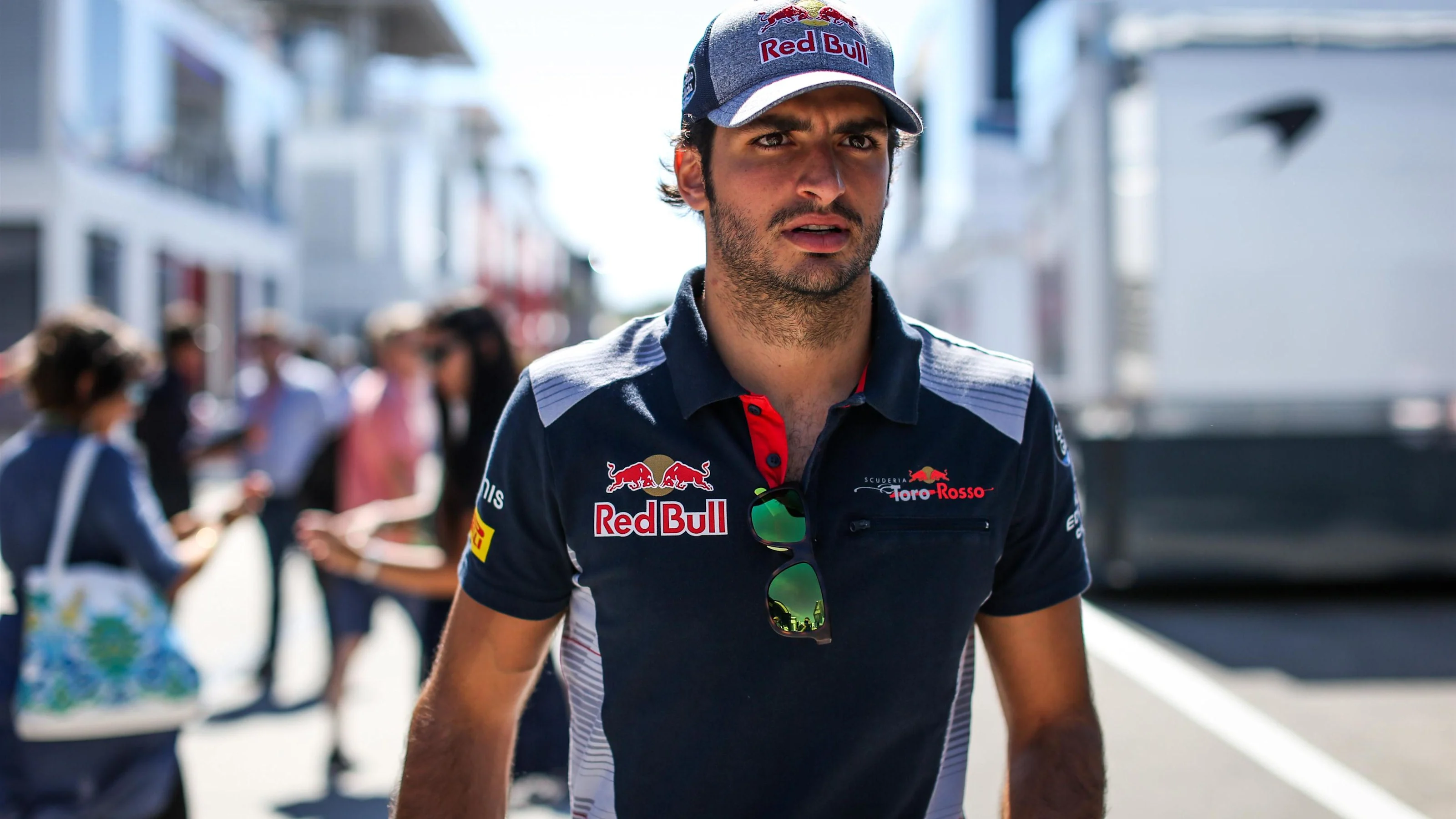 Carlos Sainz jr (ESP) Scuderia Toro Rosso at Formula One World Championship, Rd11, Hungarian Grand