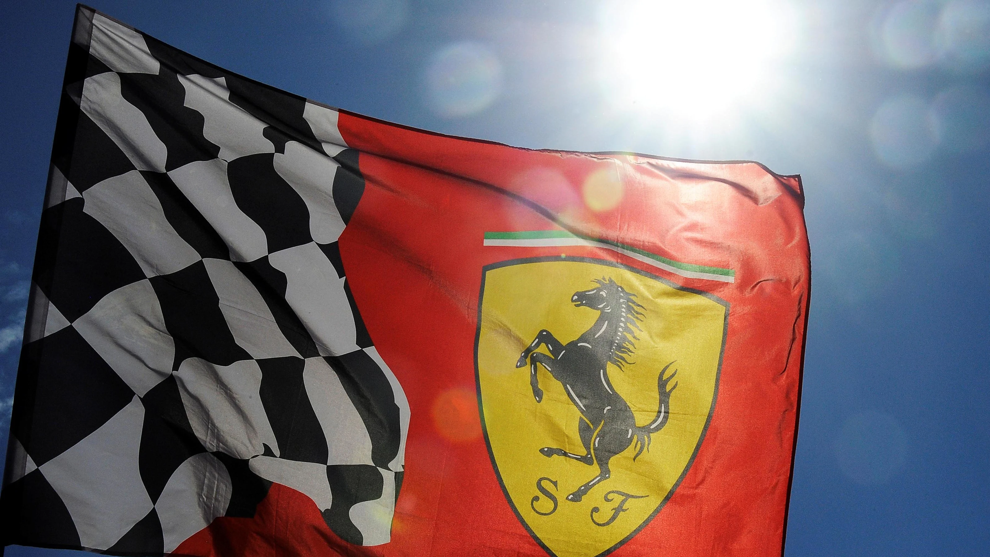 Ferrari flag at Formula One World Championship, Rd11, Hungarian Grand Prix, Race, Hungaroring,