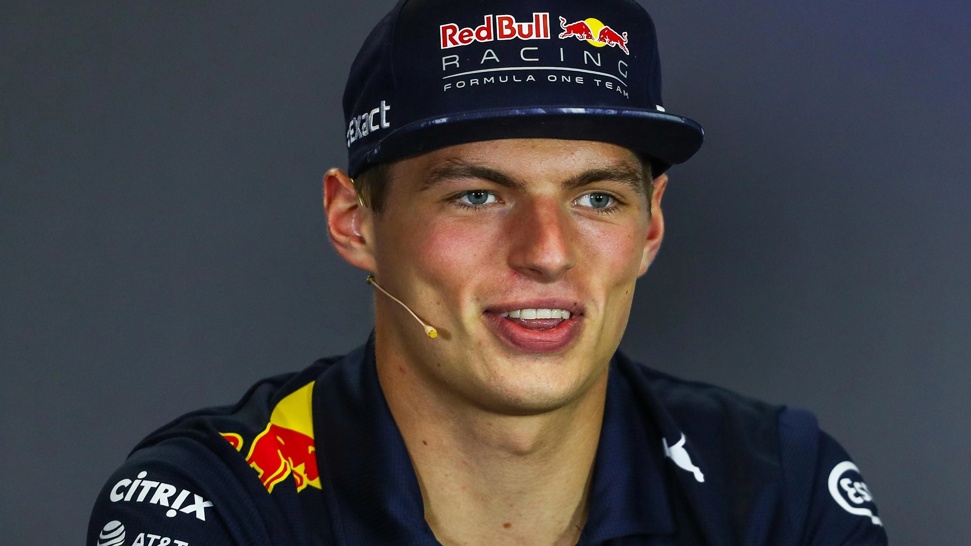 Max Verstappen (NED) Red Bull Racing in the Press Conference at Formula One World Championship,