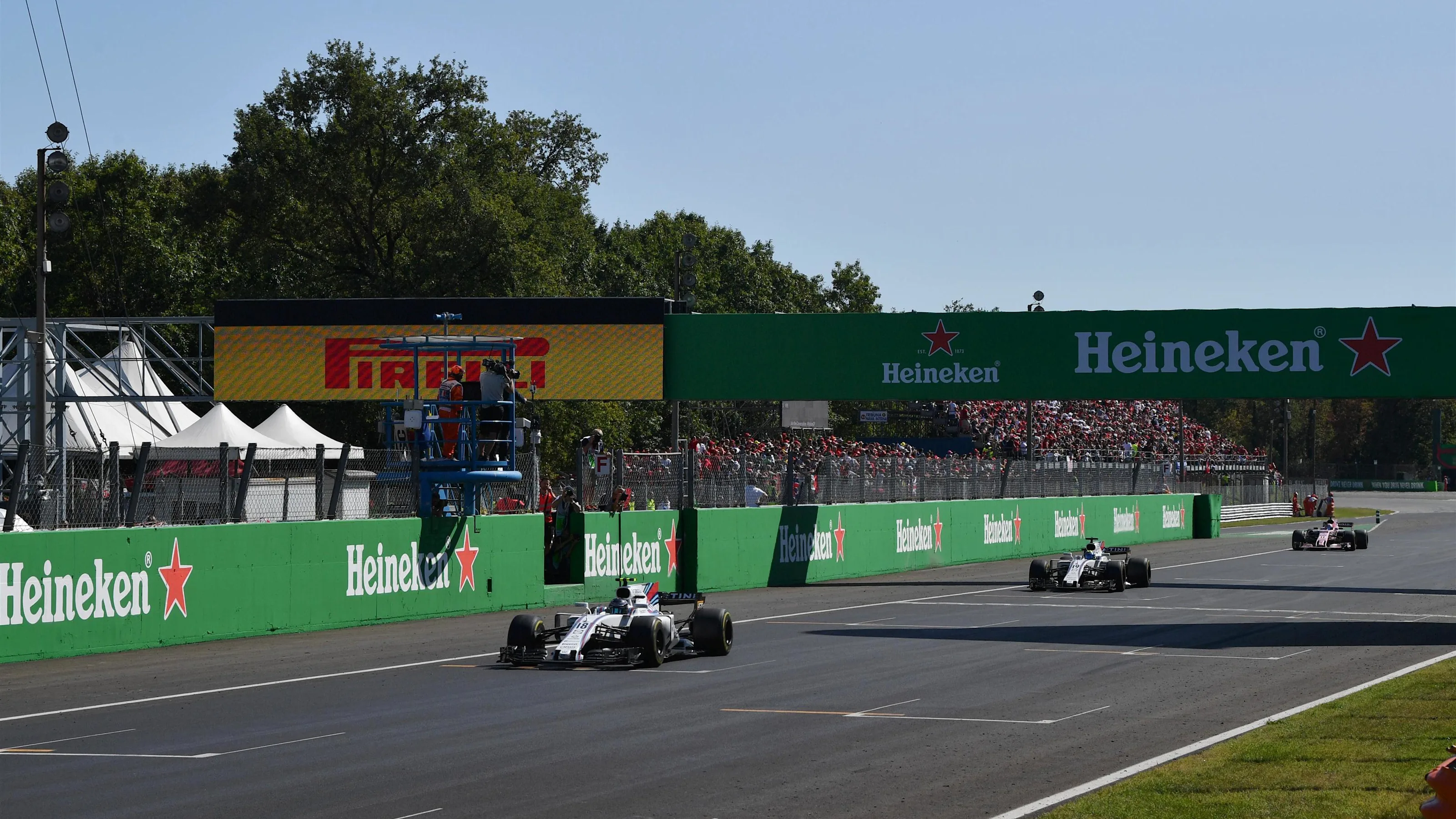 Lance Stroll (CDN) Williams FW40 at Formula One World Championship, Rd13, Italian Grand Prix, Race,