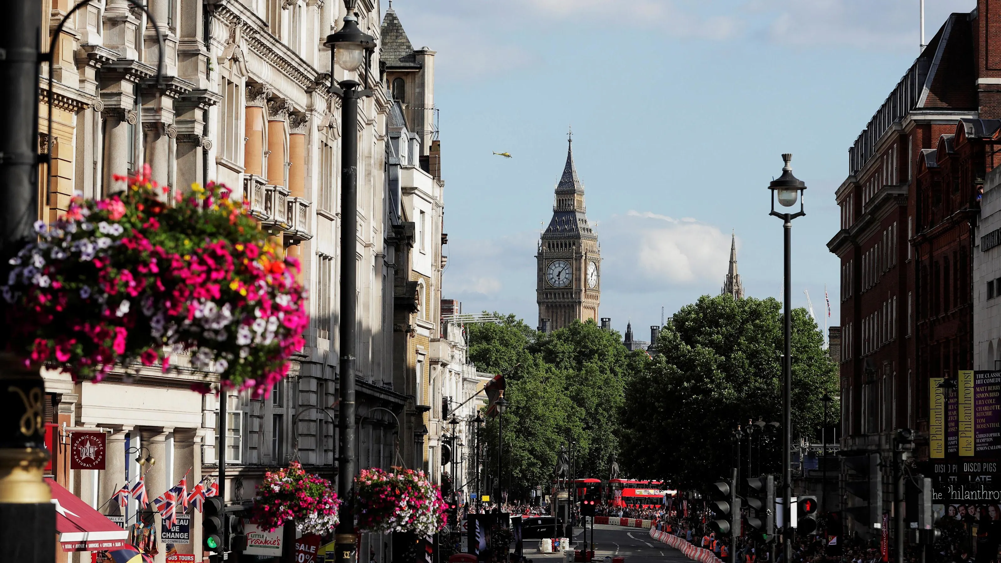 Big Ben at F1 London Live, Trafalgar Square, London, England, Wednesday 12 July