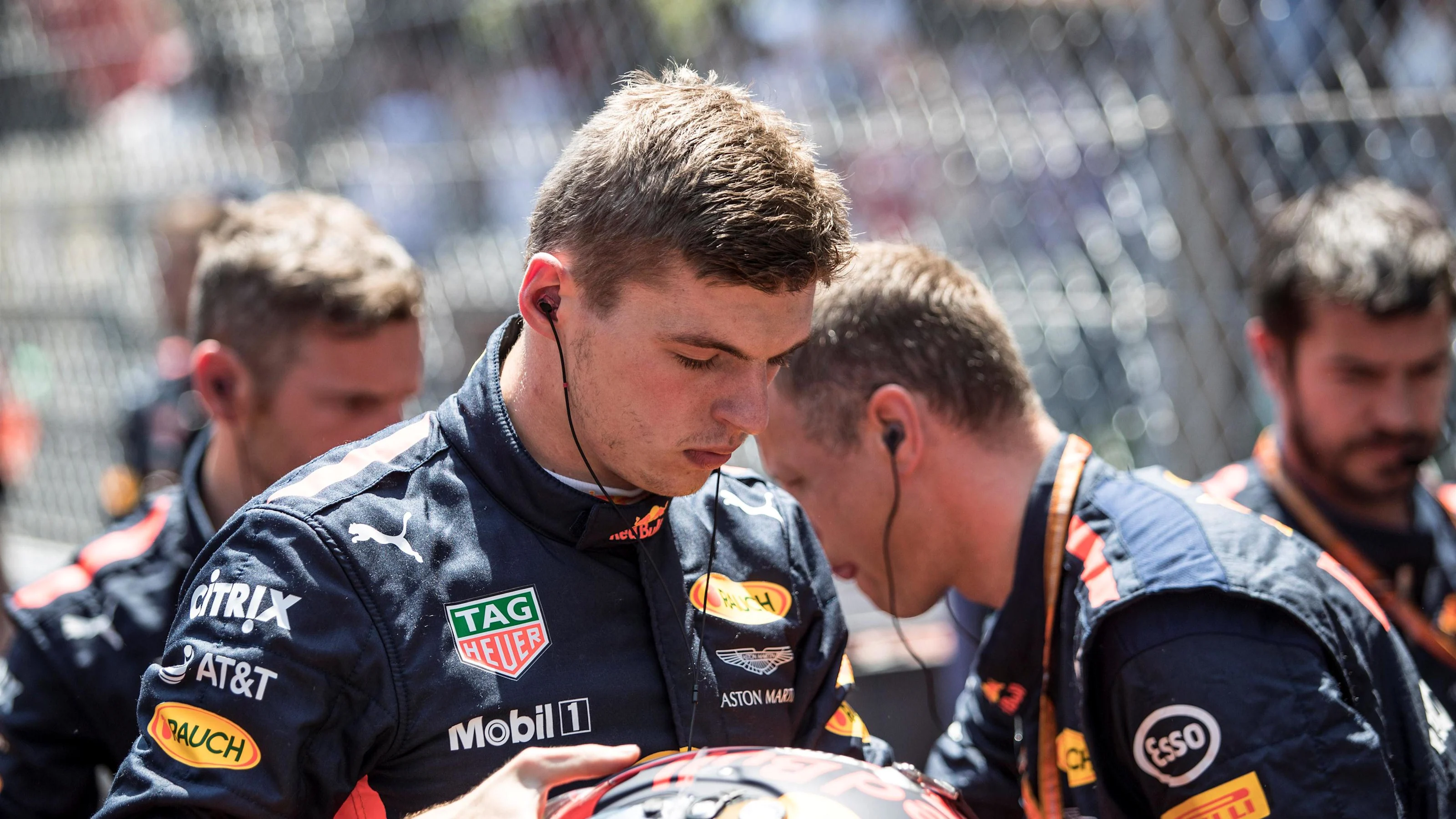Max Verstappen (NED) Red Bull Racing on the grid at Formula One World Championship, Rd6, Monaco