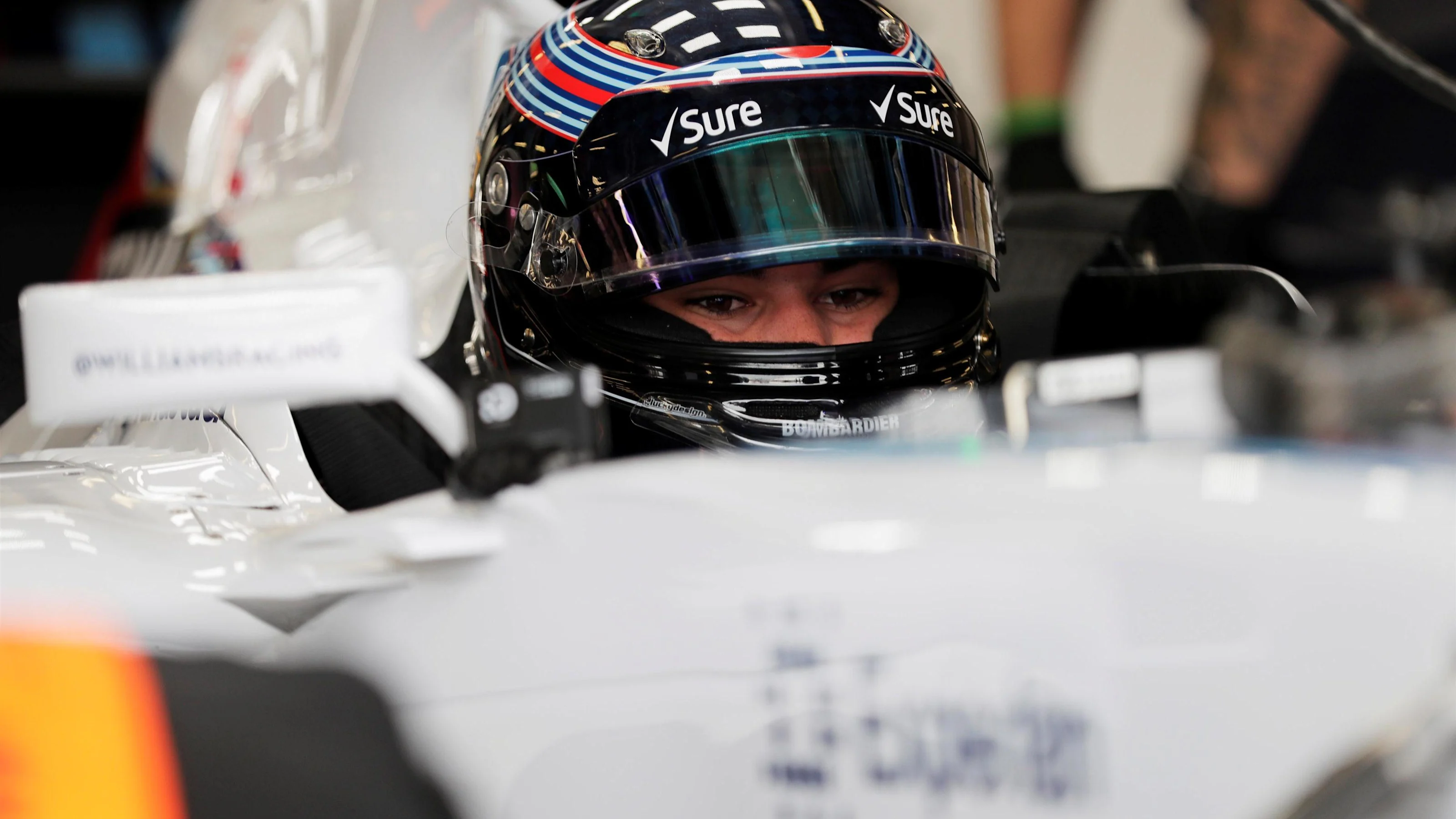 Lance Stroll (CDN) Williams at Williams British Grand Prix Preview Day, Silverstone, England, 2