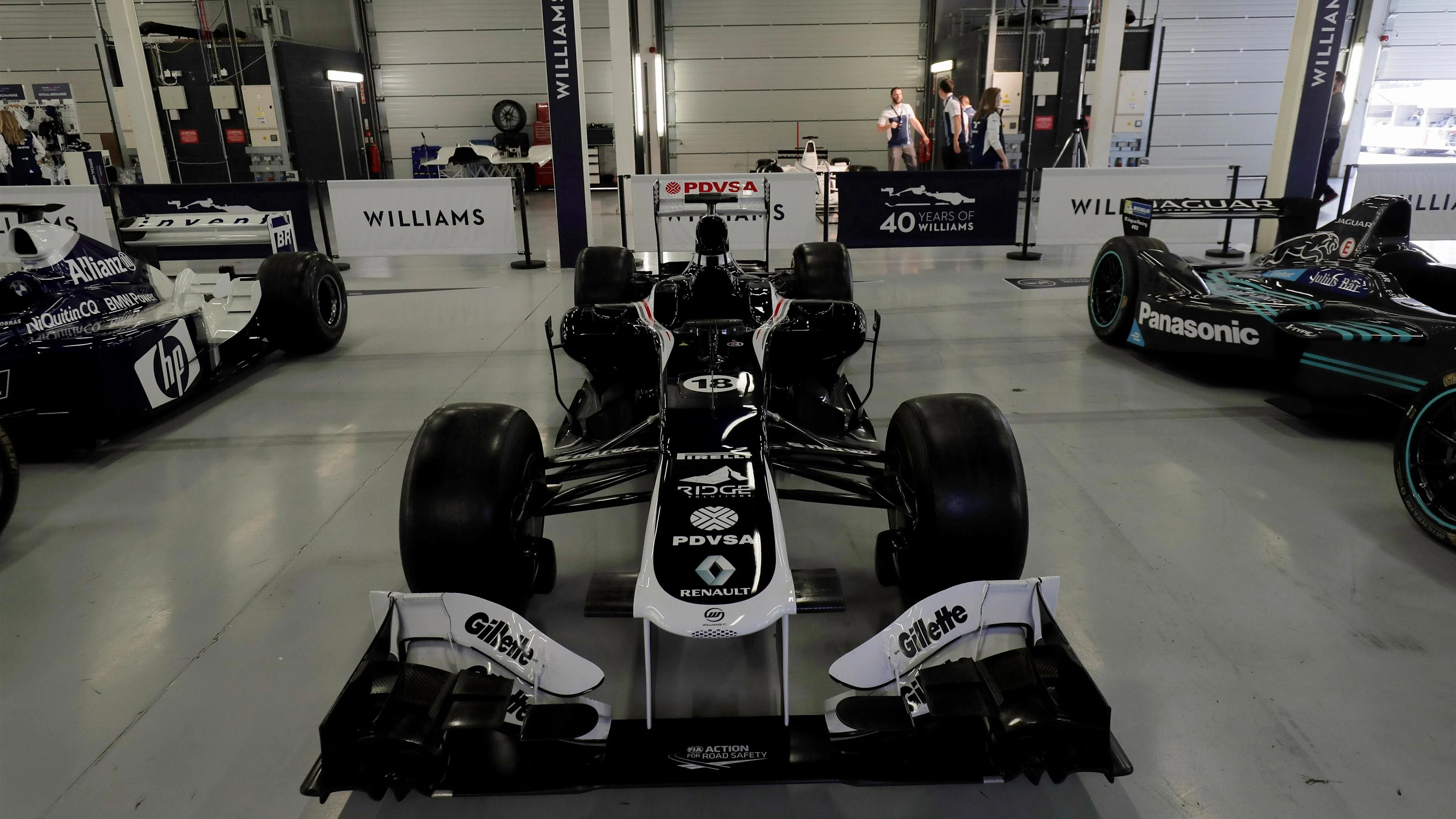 Williams Renault FW34 at Williams British Grand Prix Preview Day, Silverstone, England, 2 June