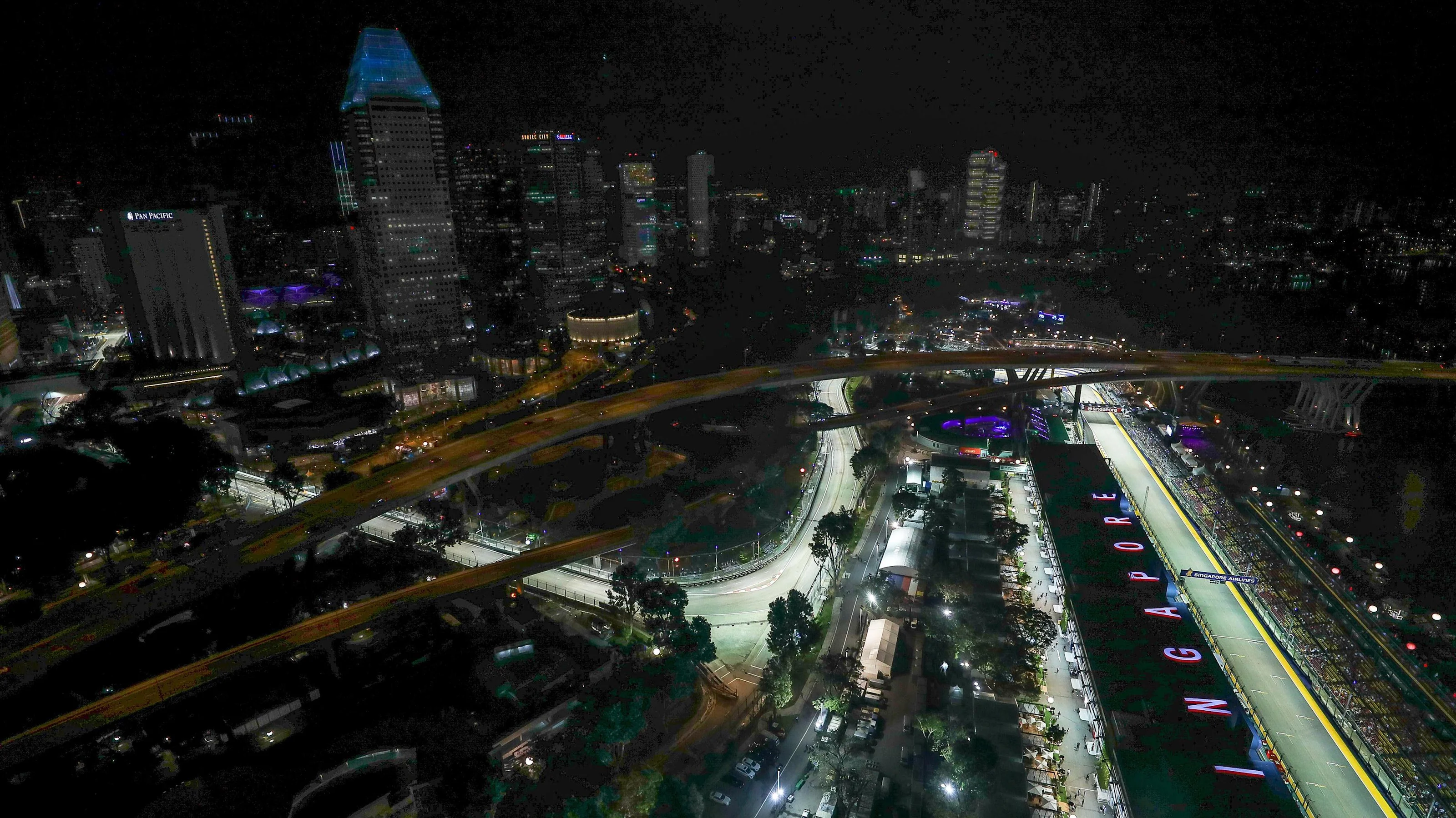 Scenic view at Formula One World Championship, Rd14, Singapore Grand Prix, Practice, Marina Bay