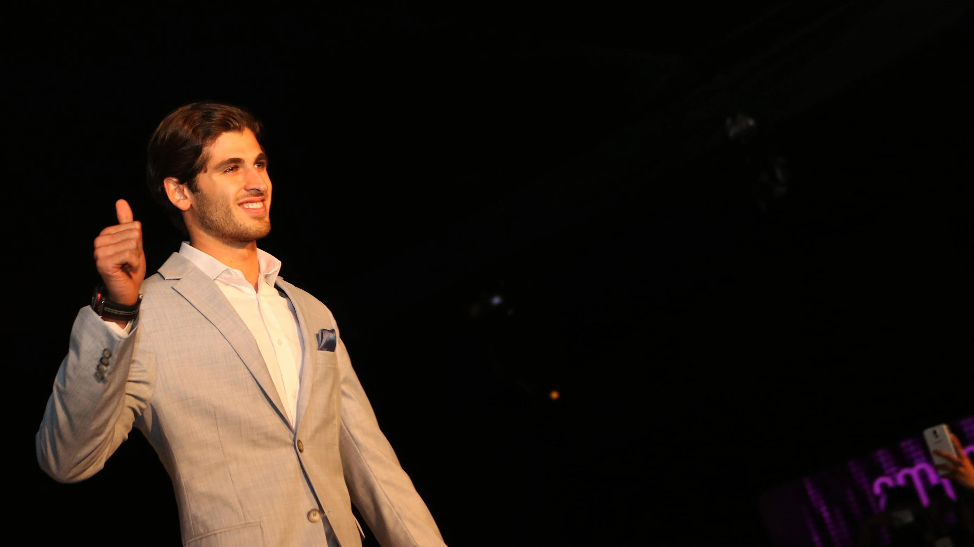 Antonio Giovinazzi (ITA) at Amber Lounge Fashion Show at Formula One World Championship, Rd14,