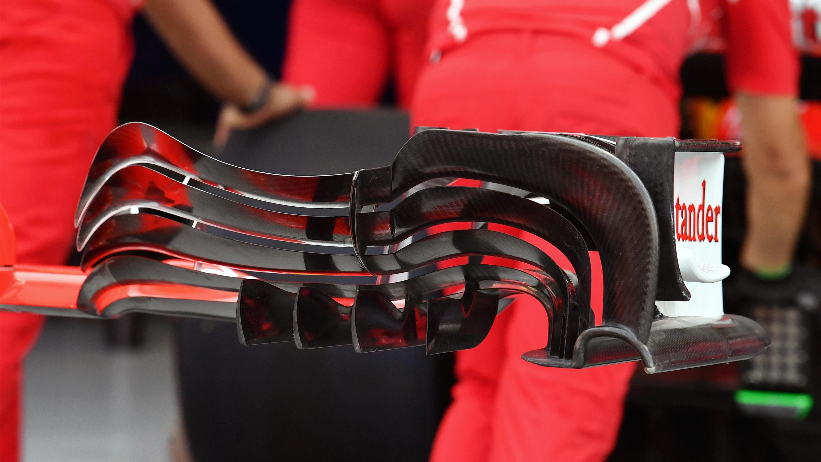 Ferrari SF70-H front wing detail at Formula One World Championship, Rd14, Singapore Grand Prix,