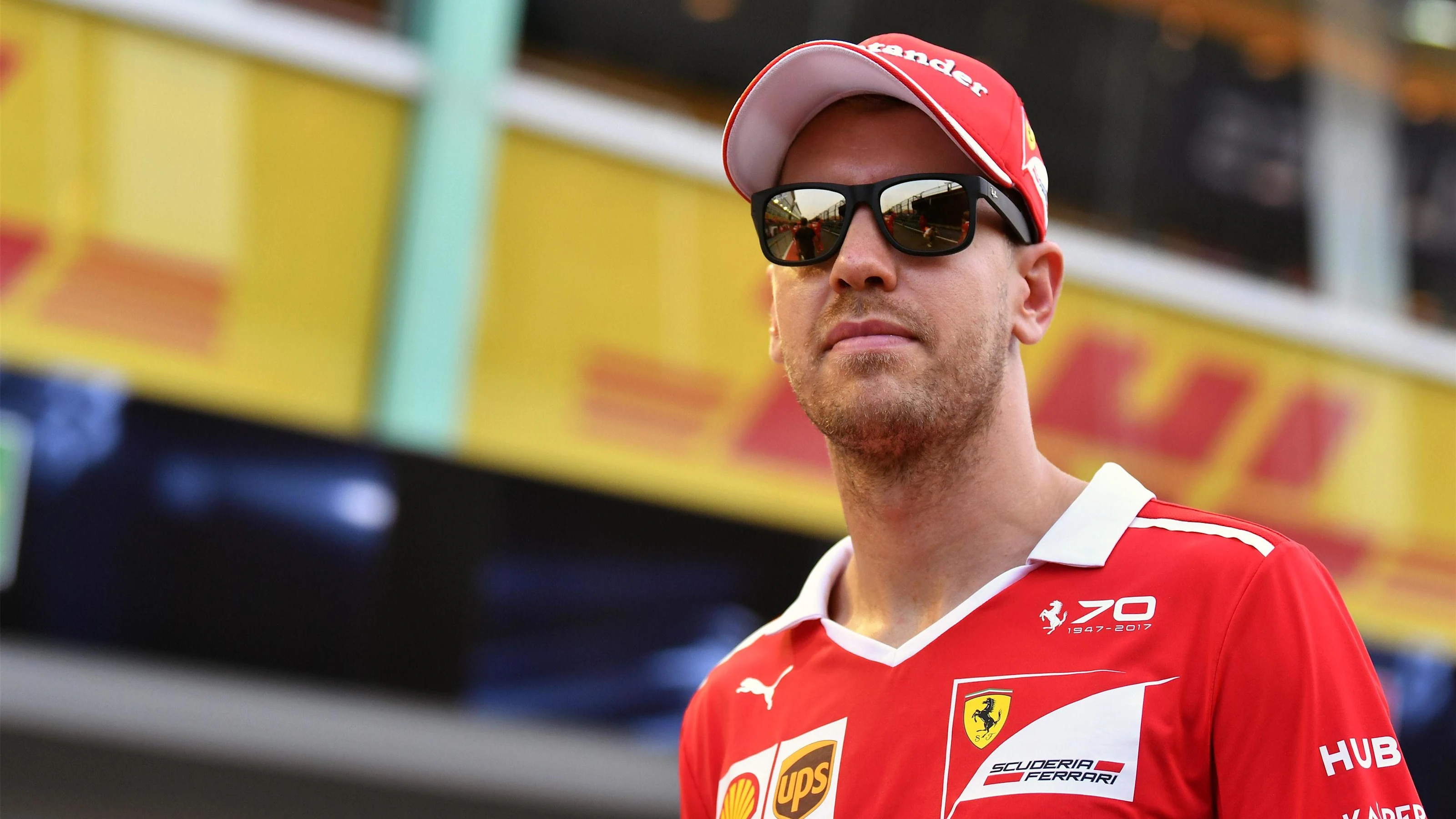 Sebastian Vettel (GER) Ferrari at Formula One World Championship, Rd14, Singapore Grand Prix,